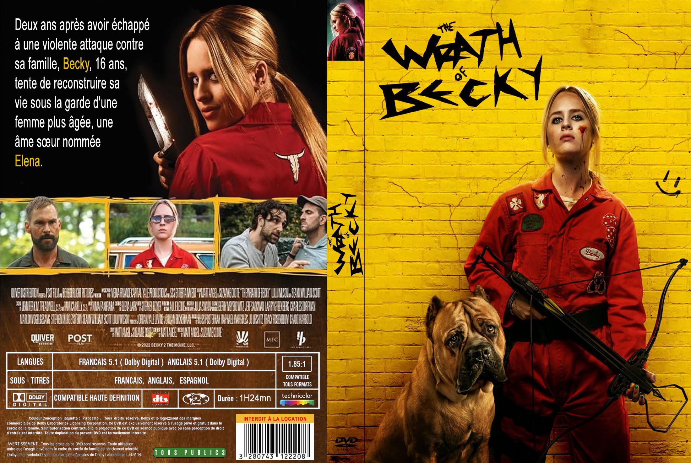 Jaquette DVD The wrath of Becky custom