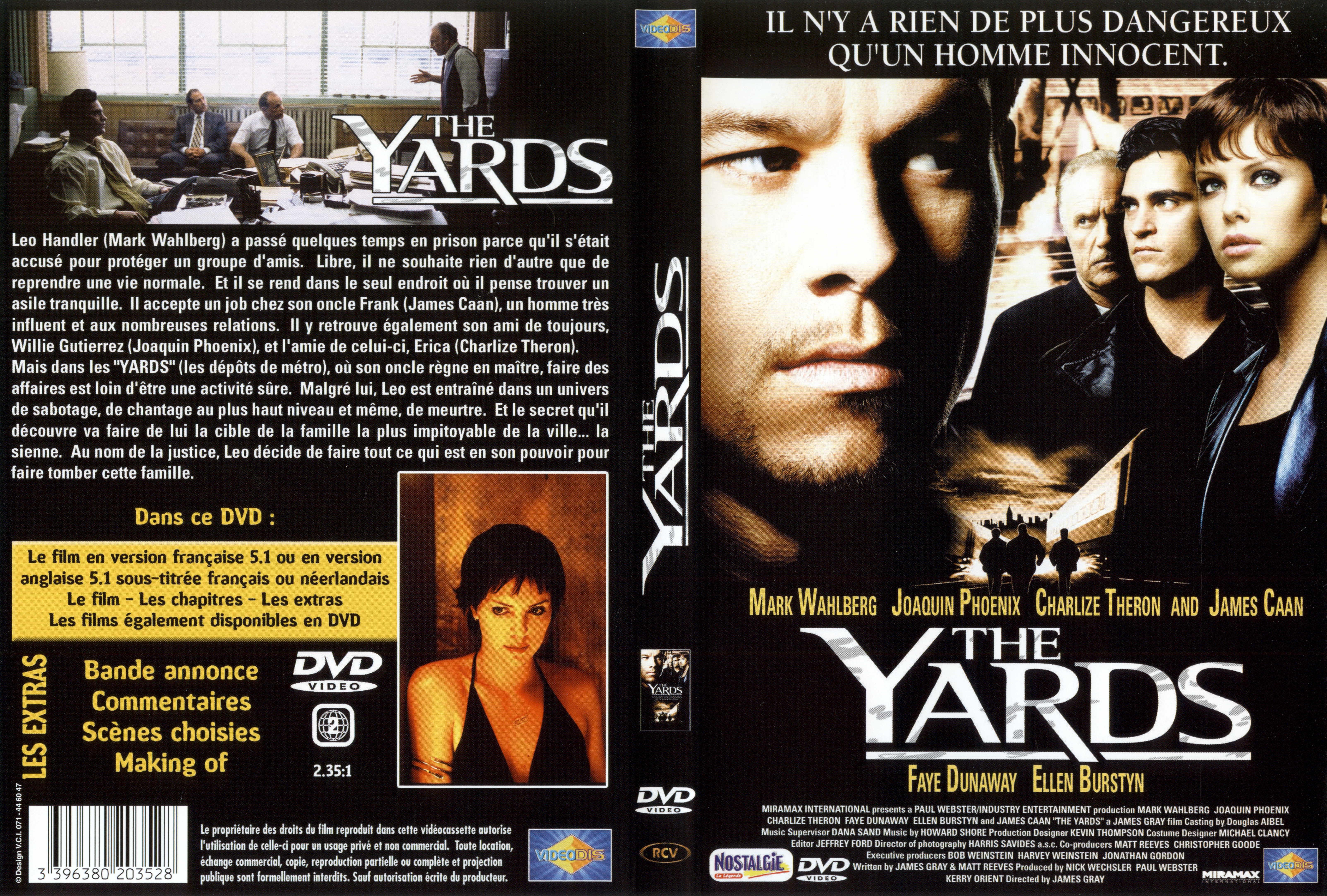 Jaquette DVD The yards