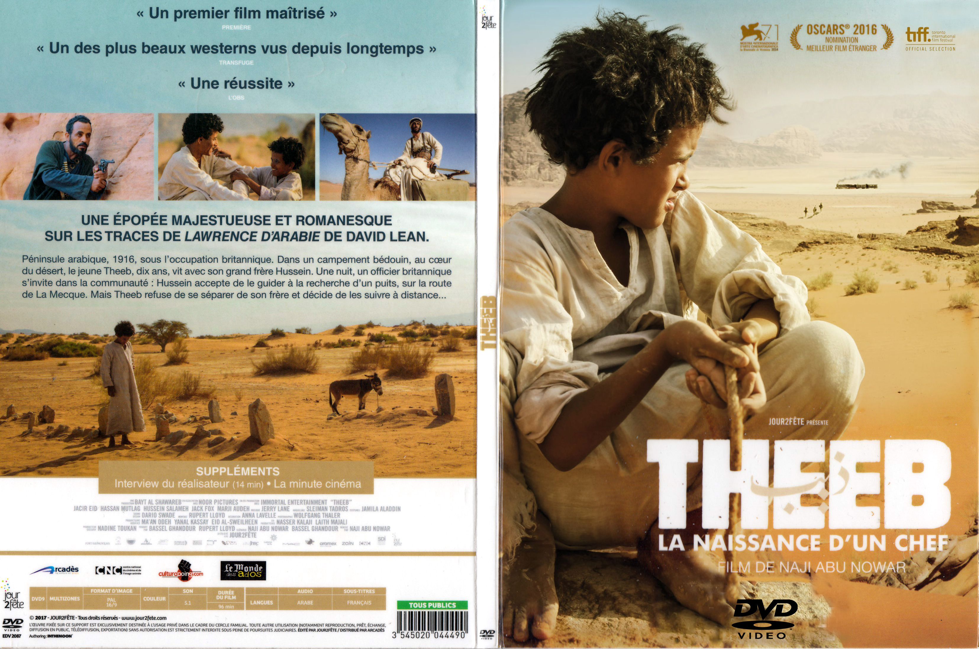 Jaquette DVD Theeb - la naissance d