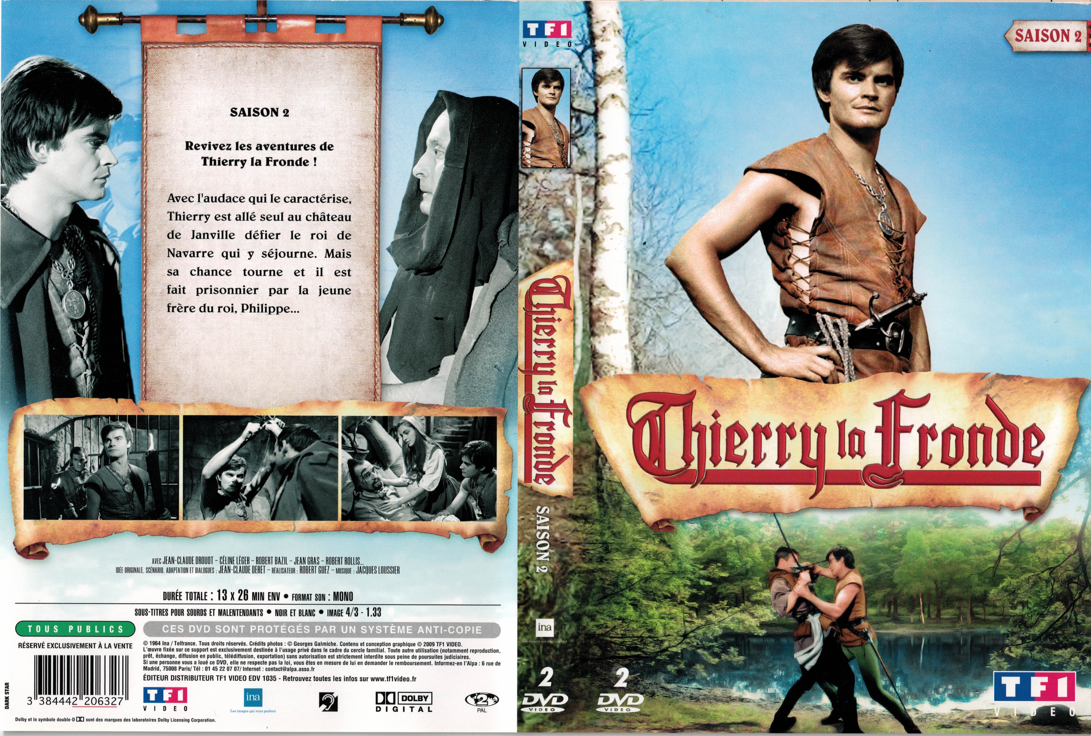 Jaquette DVD Thierry la Fronde Saison 2