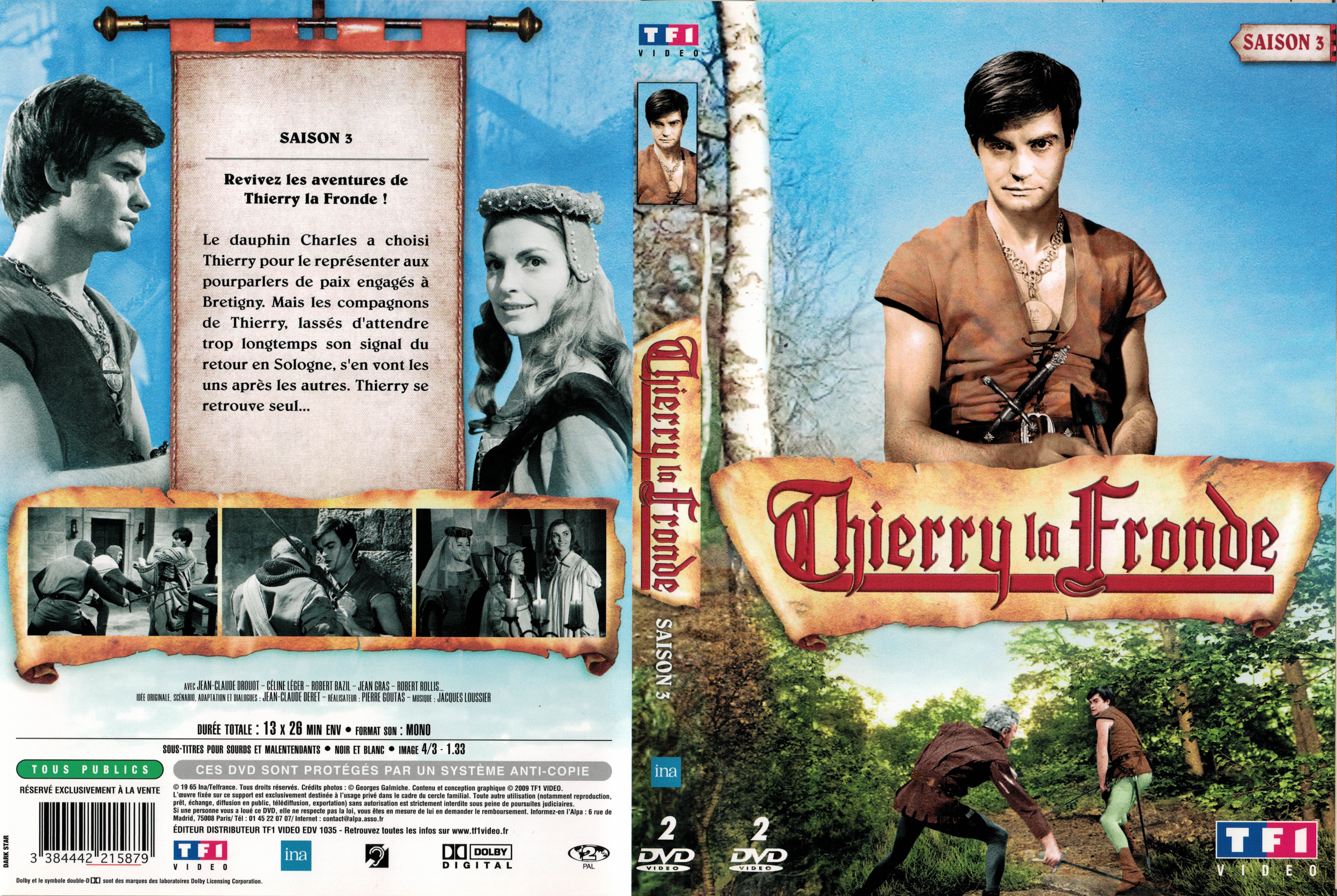 Jaquette DVD Thierry la Fronde Saison 3