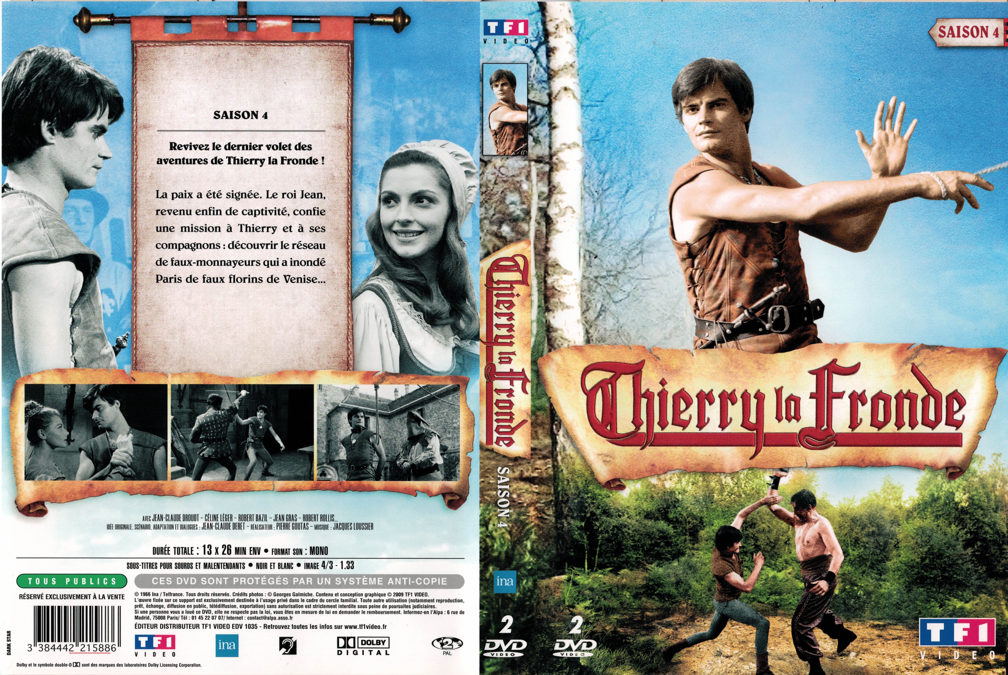 Jaquette DVD Thierry la Fronde Saison 4
