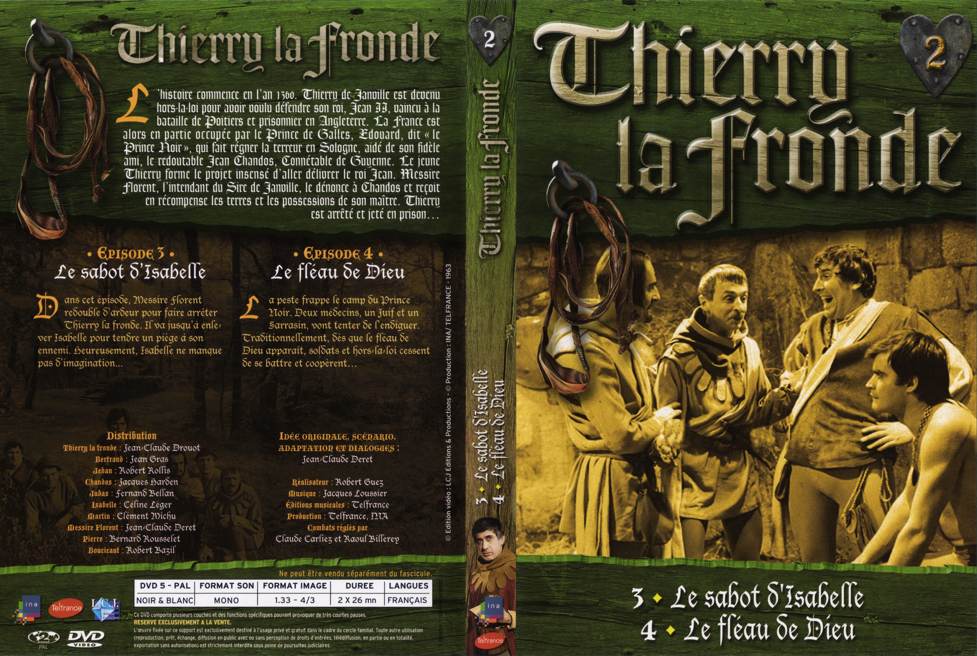 Jaquette DVD Thierry la Fronde vol 02