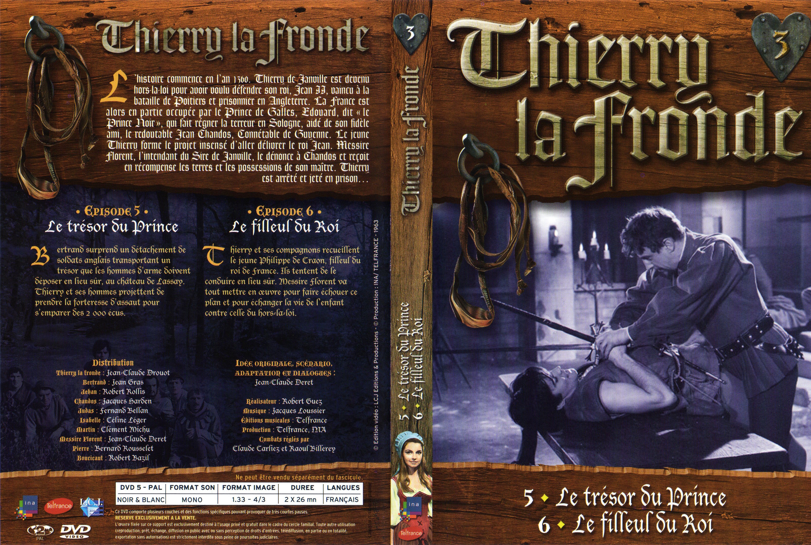 Jaquette DVD Thierry la Fronde vol 03