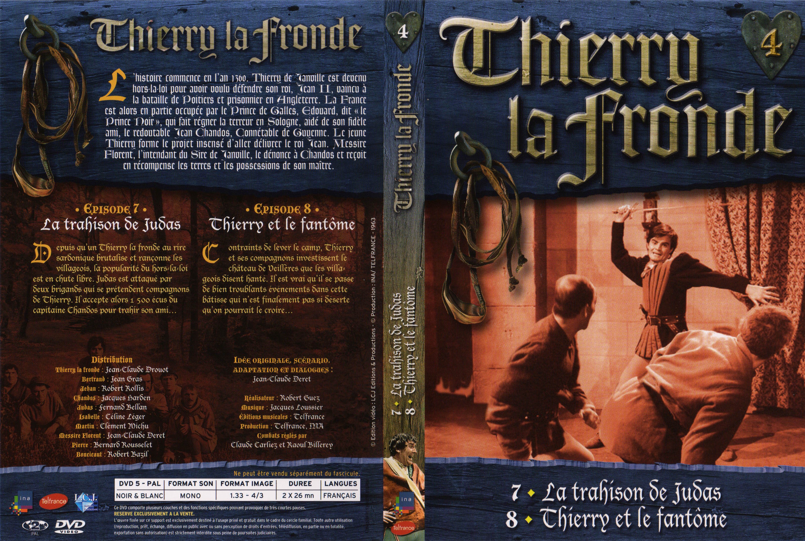 Jaquette DVD Thierry la Fronde vol 04