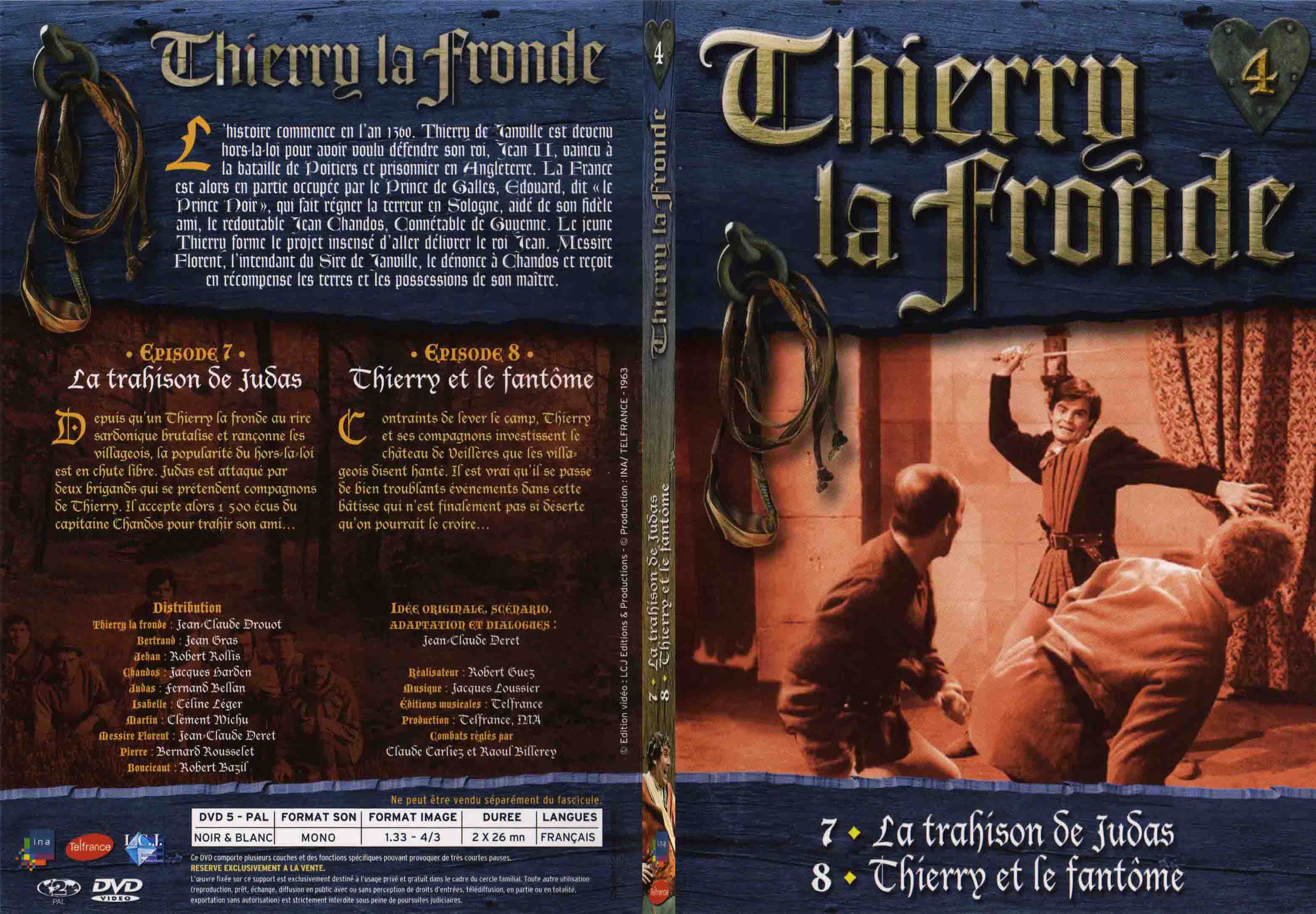Jaquette DVD Thierry la Fronde vol 04 - SLIM
