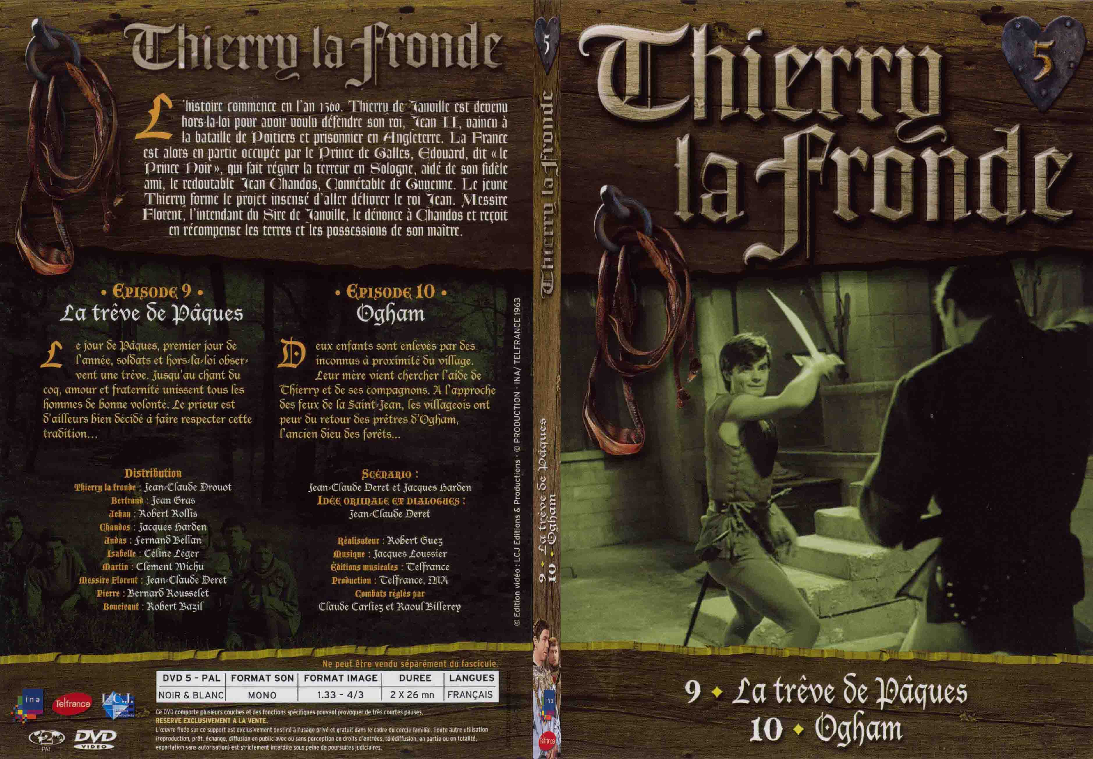 Jaquette DVD Thierry la Fronde vol 05 - SLIM