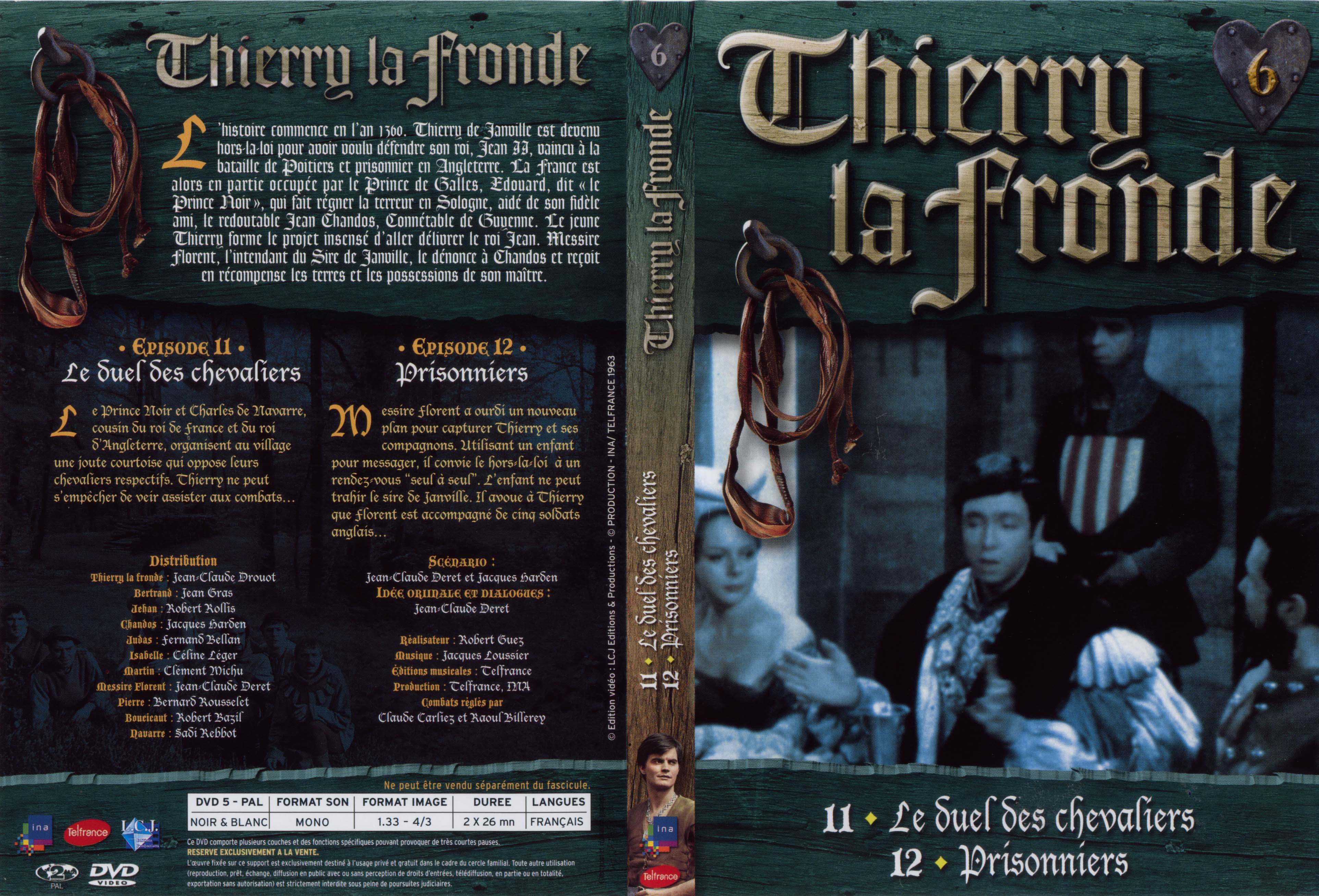 Jaquette DVD Thierry la Fronde vol 06