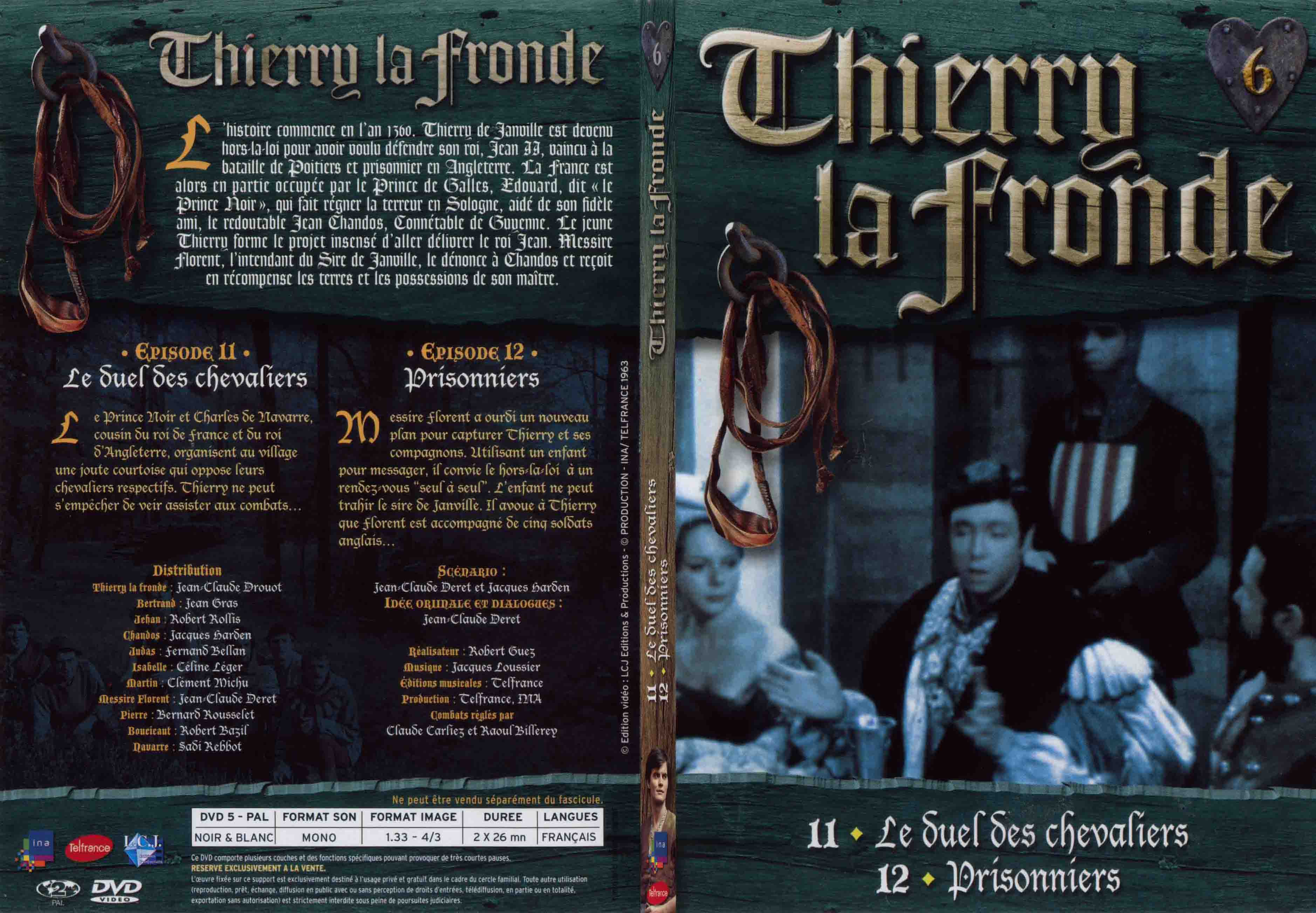 Jaquette DVD Thierry la Fronde vol 06 - SLIM