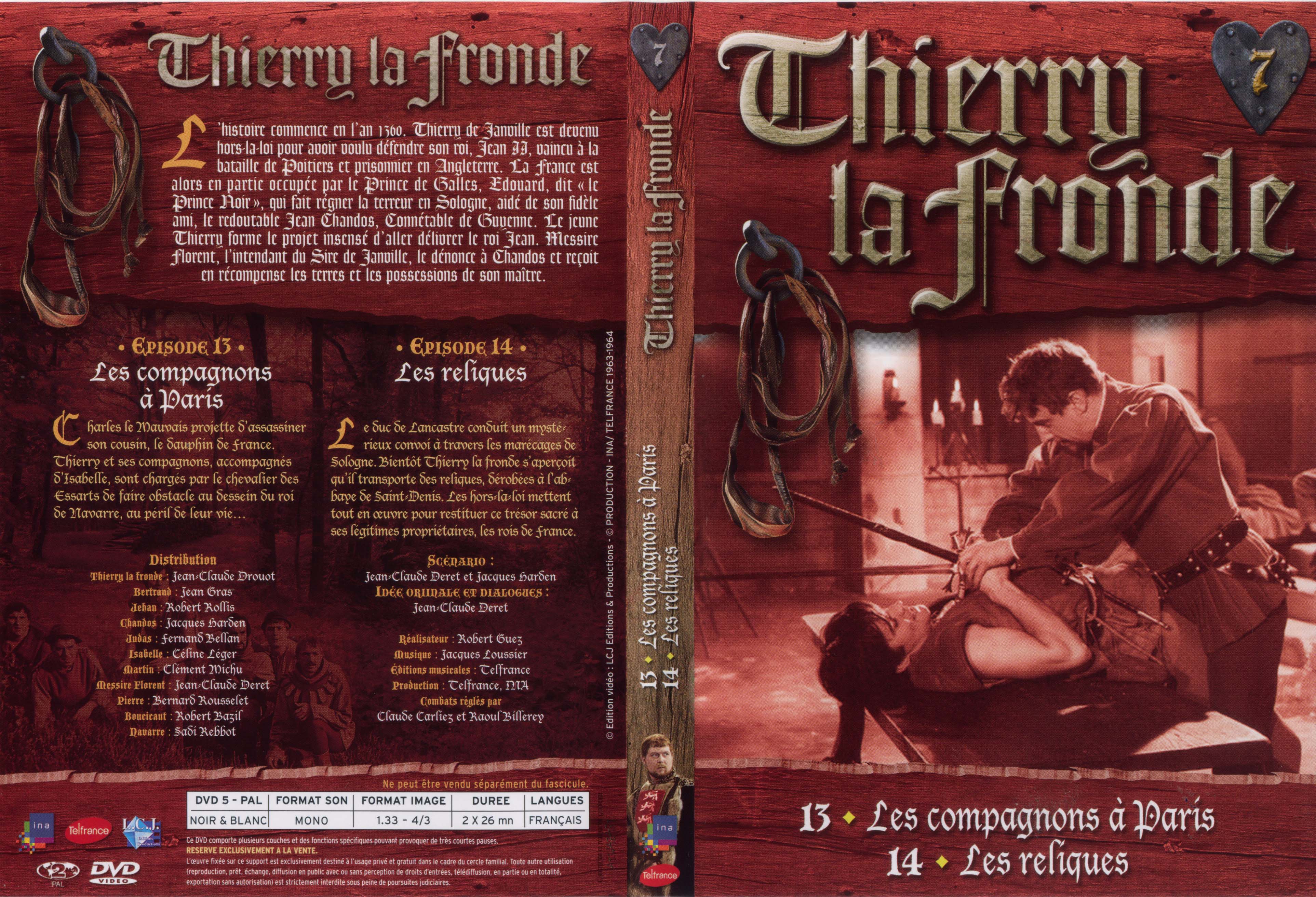 Jaquette DVD Thierry la Fronde vol 07