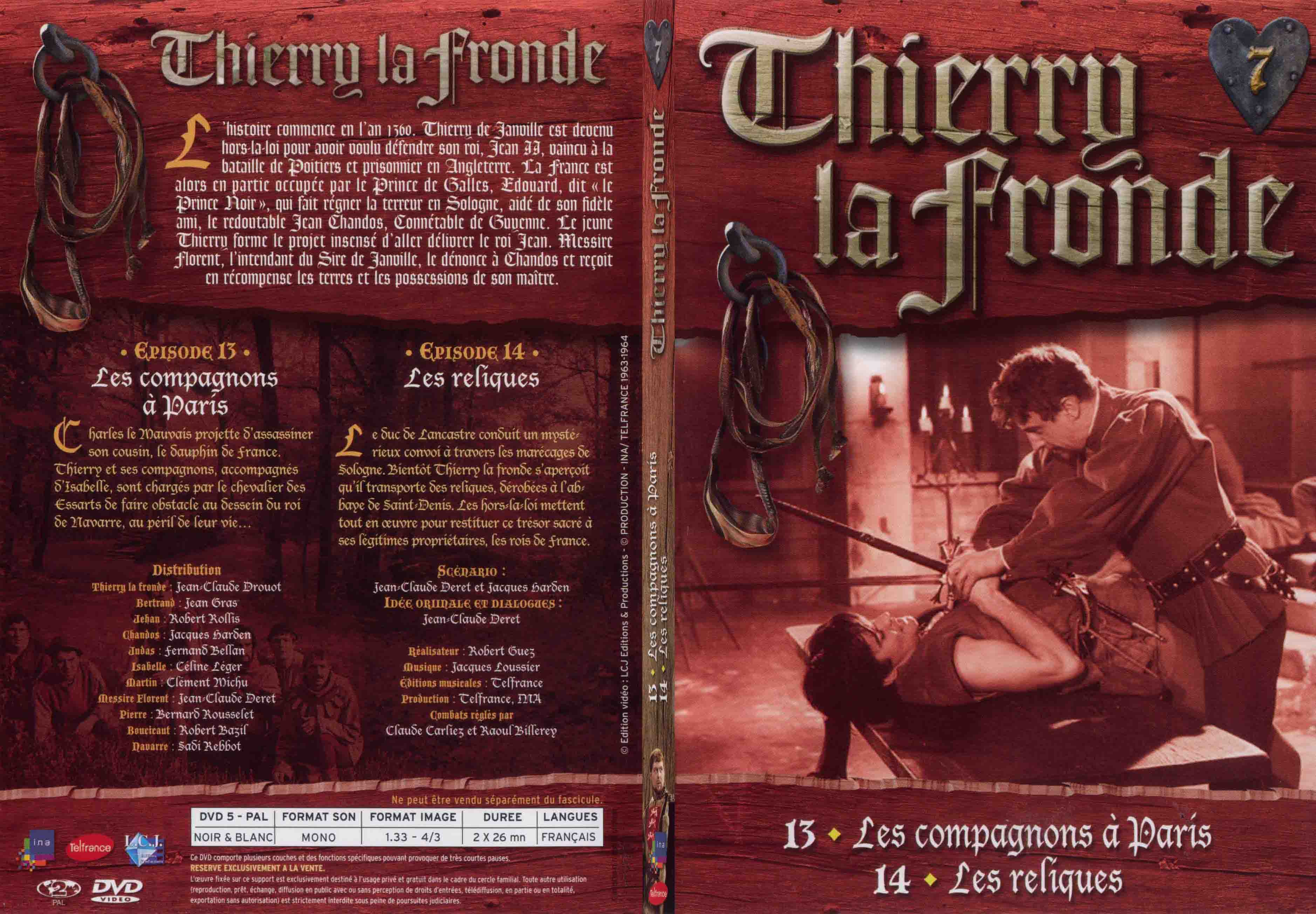 Jaquette DVD Thierry la Fronde vol 07 - SLIM