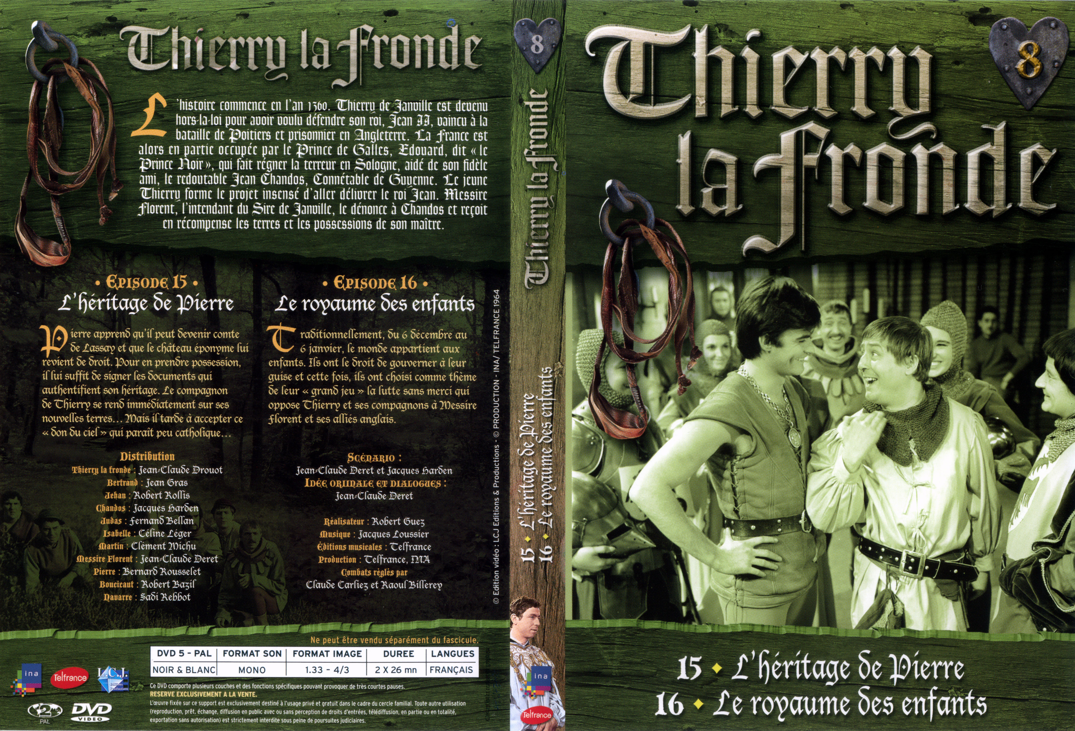 Jaquette DVD Thierry la Fronde vol 08