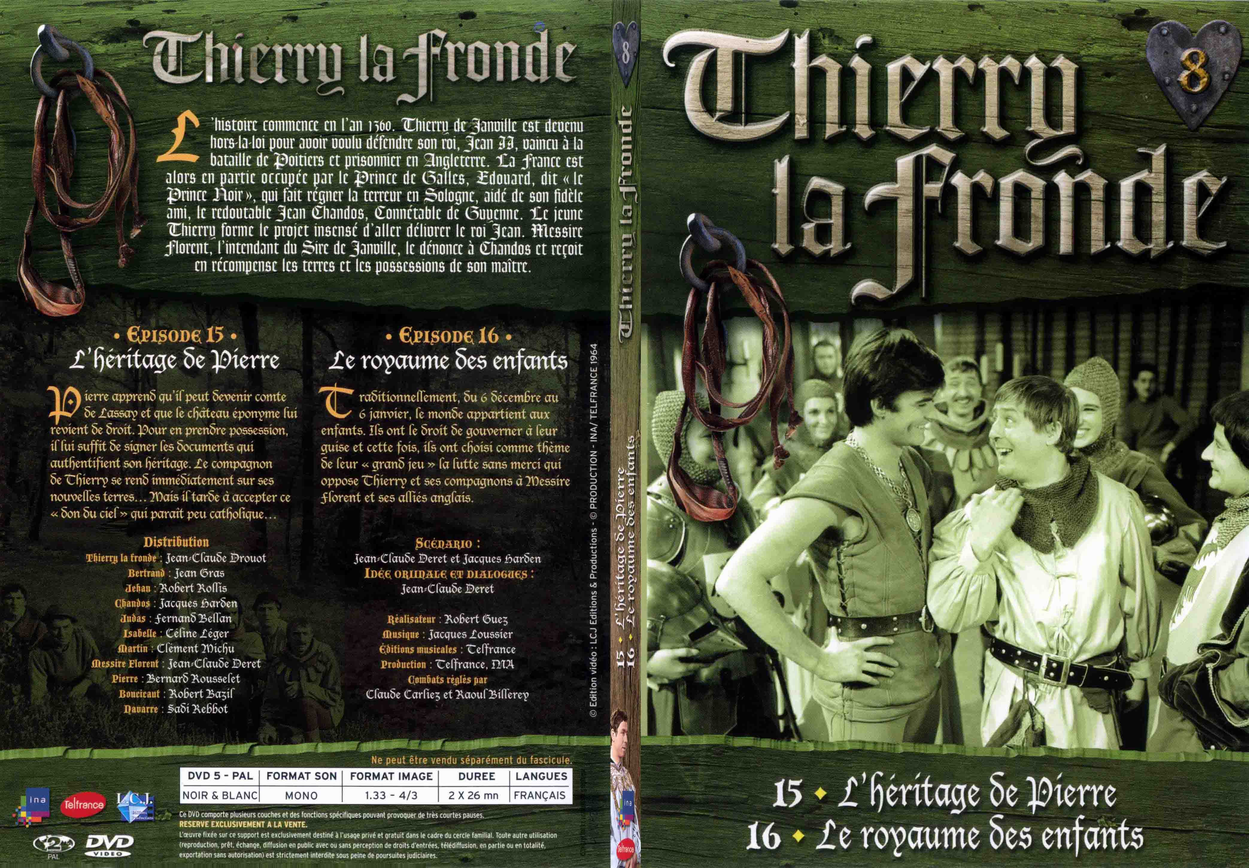 Jaquette DVD Thierry la Fronde vol 08 - SLIM