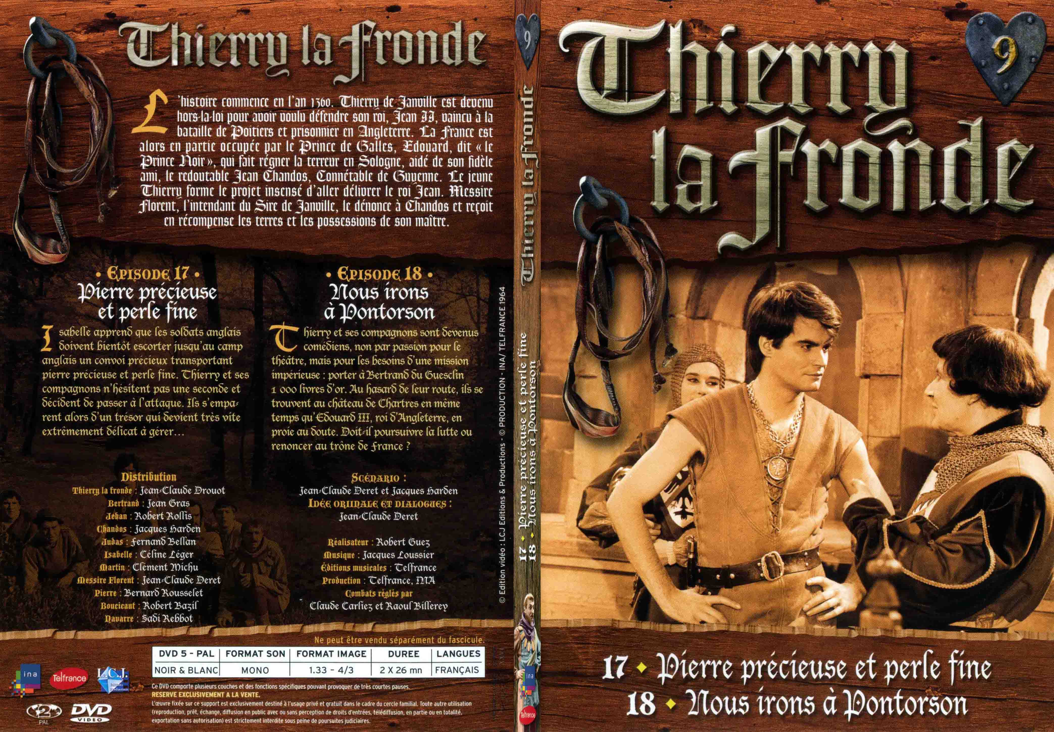 Jaquette DVD Thierry la Fronde vol 09 - SLIM