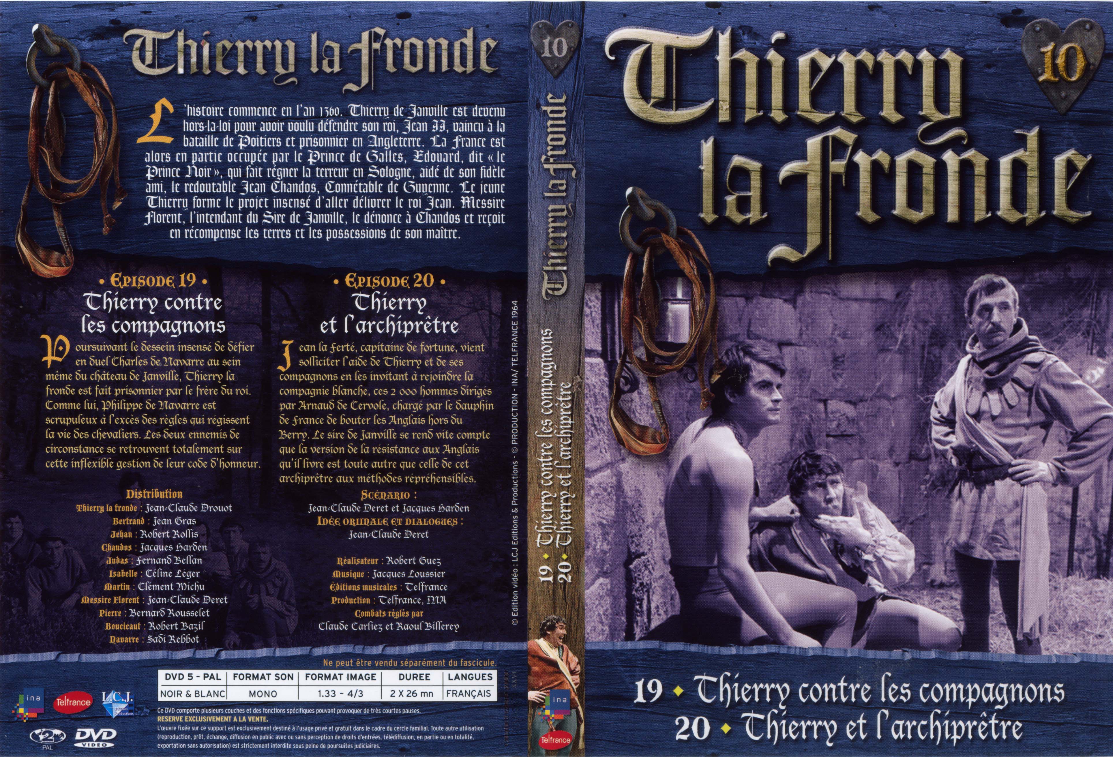 Jaquette DVD Thierry la Fronde vol 10