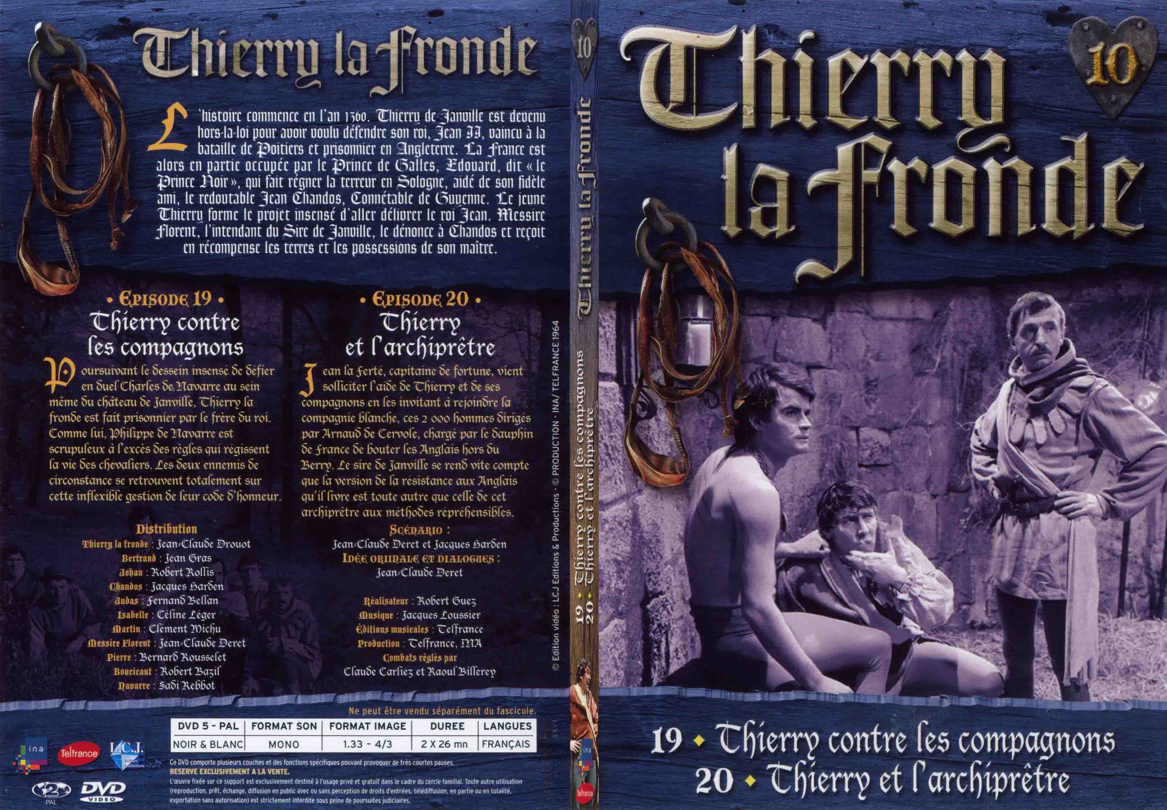 Jaquette DVD Thierry la Fronde vol 10 - SLIM
