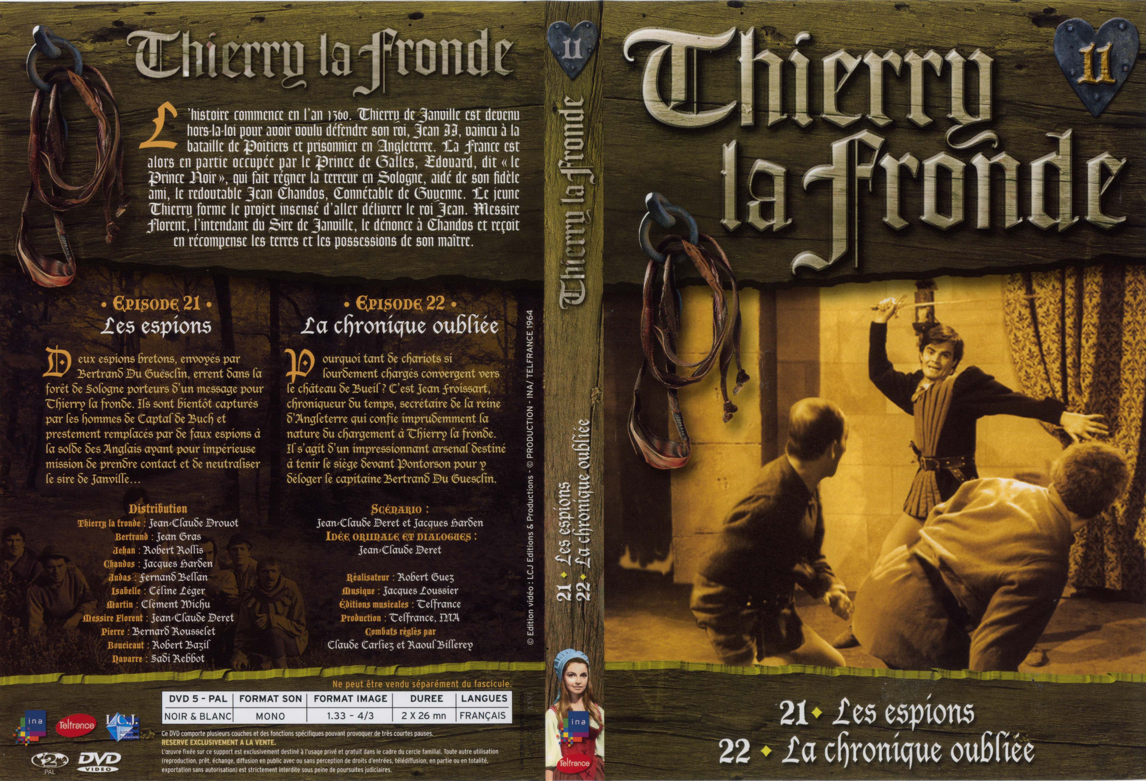 Jaquette DVD Thierry la Fronde vol 11