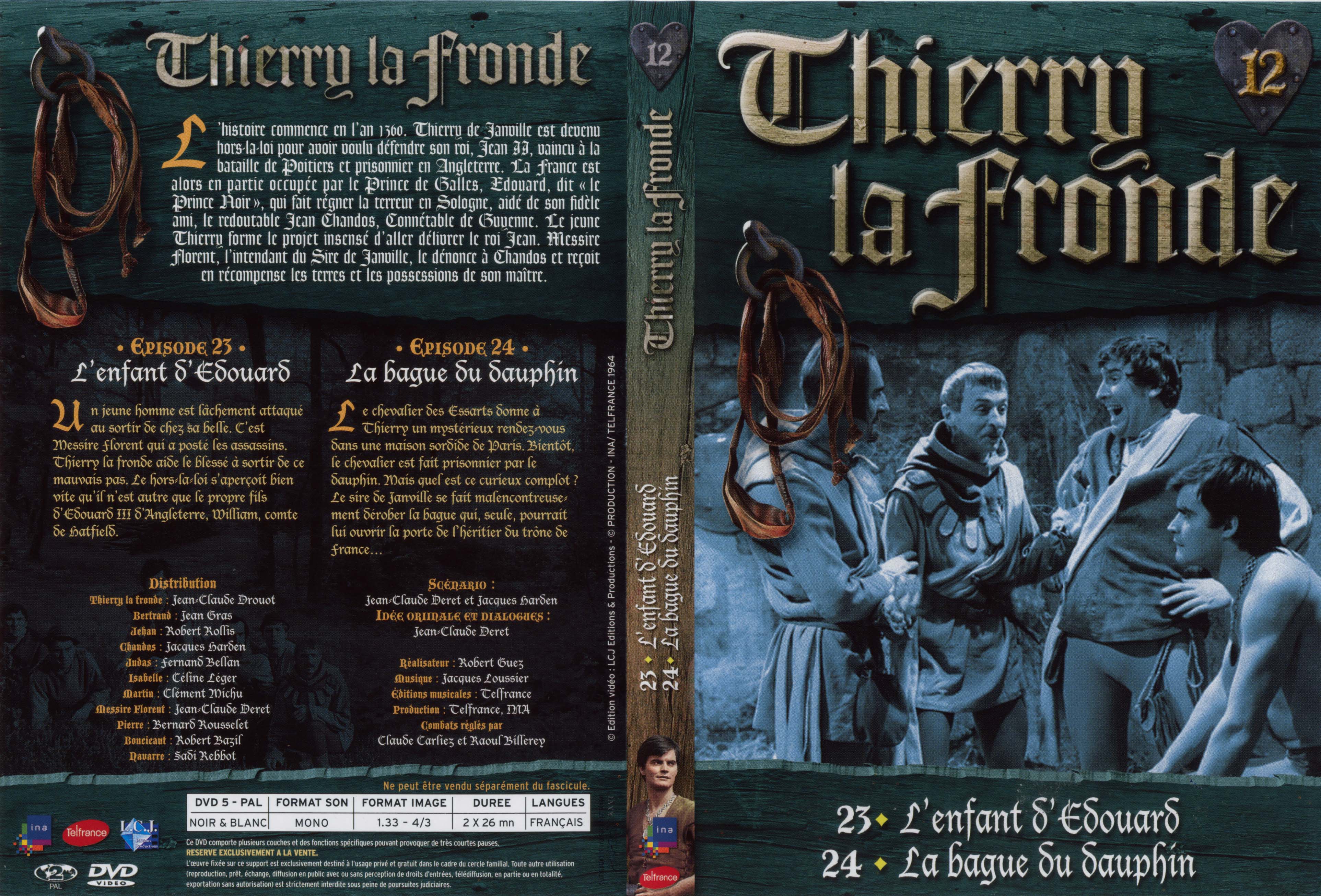 Jaquette DVD Thierry la Fronde vol 12