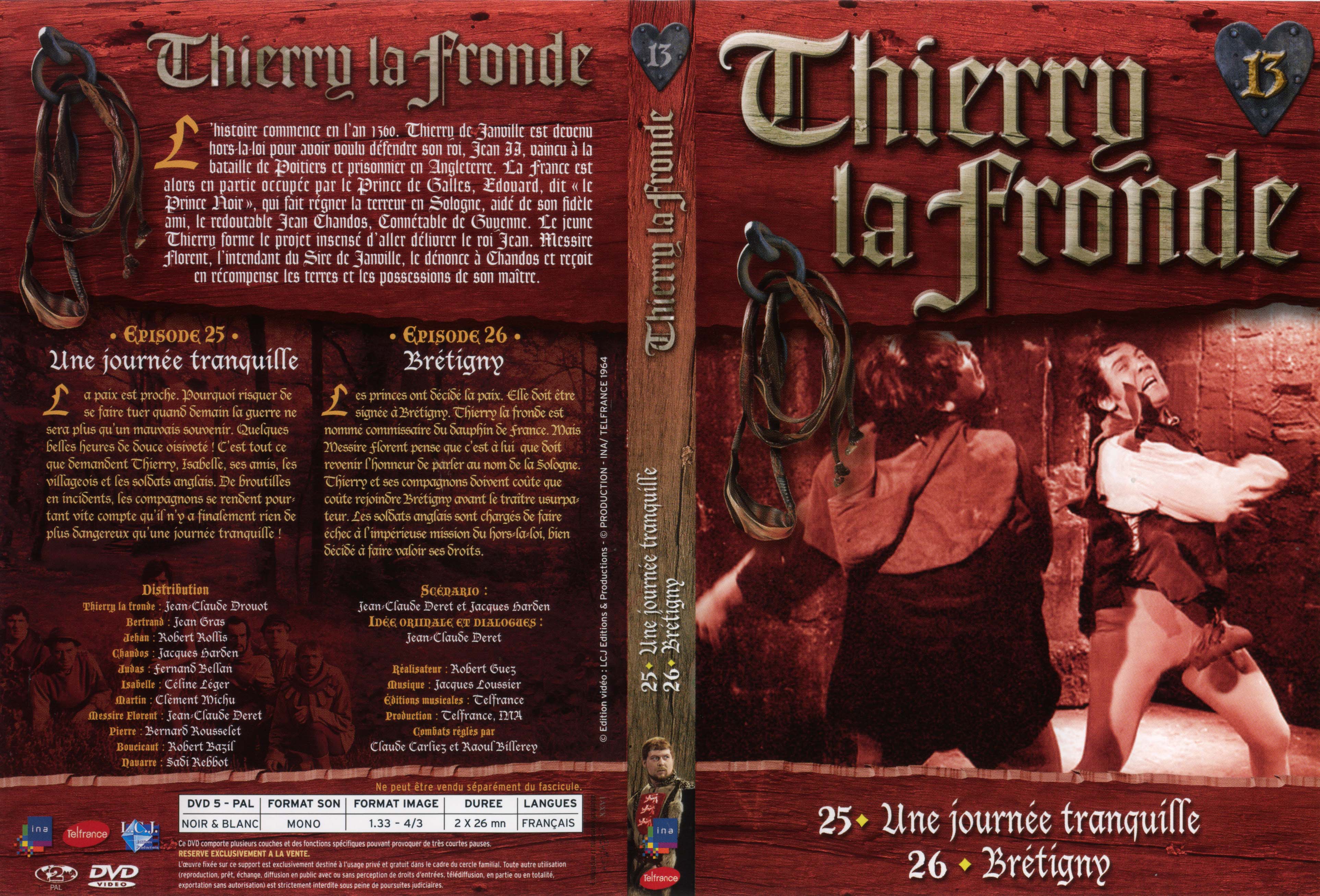 Jaquette DVD Thierry la Fronde vol 13