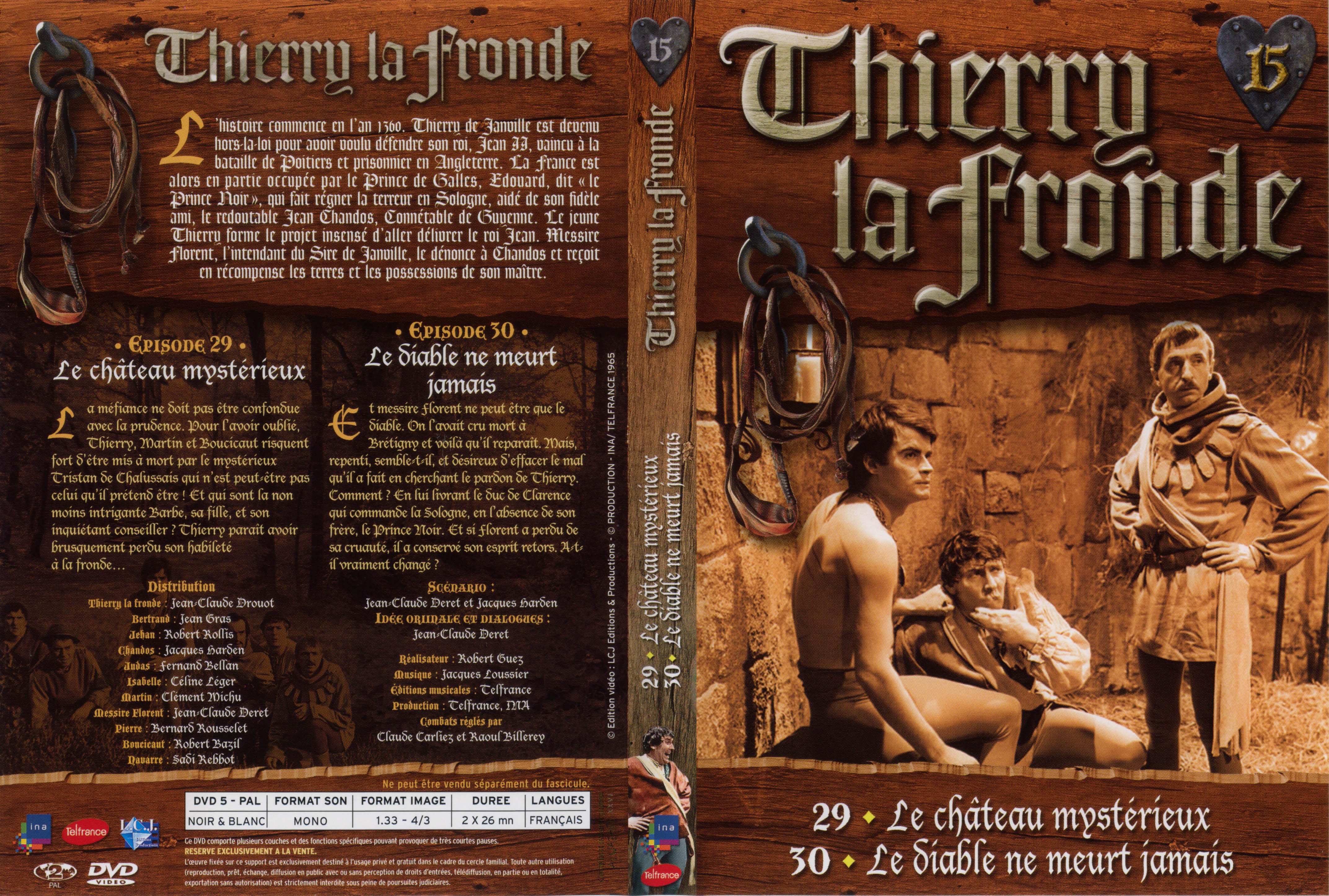Jaquette DVD Thierry la Fronde vol 15