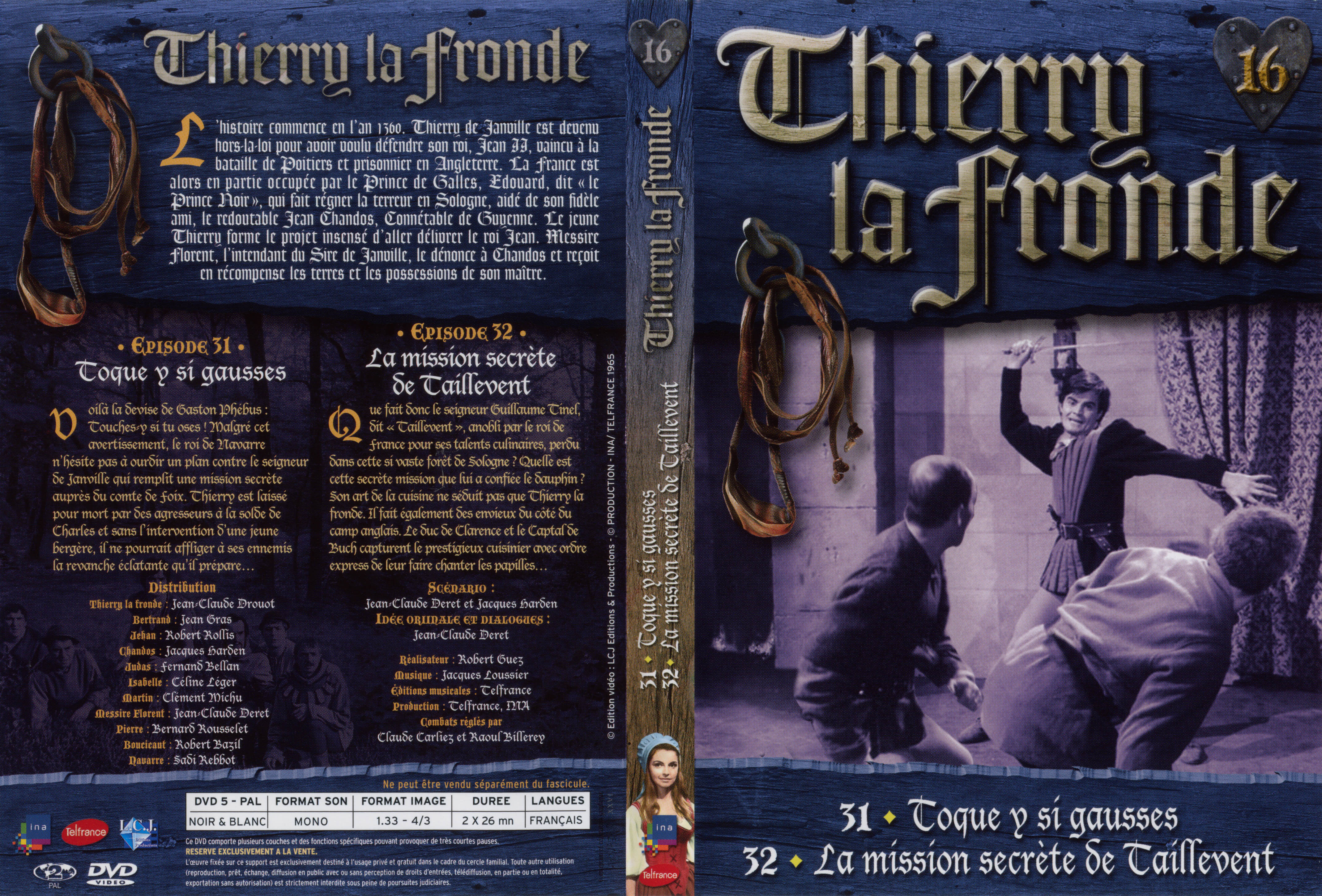 Jaquette DVD Thierry la Fronde vol 16