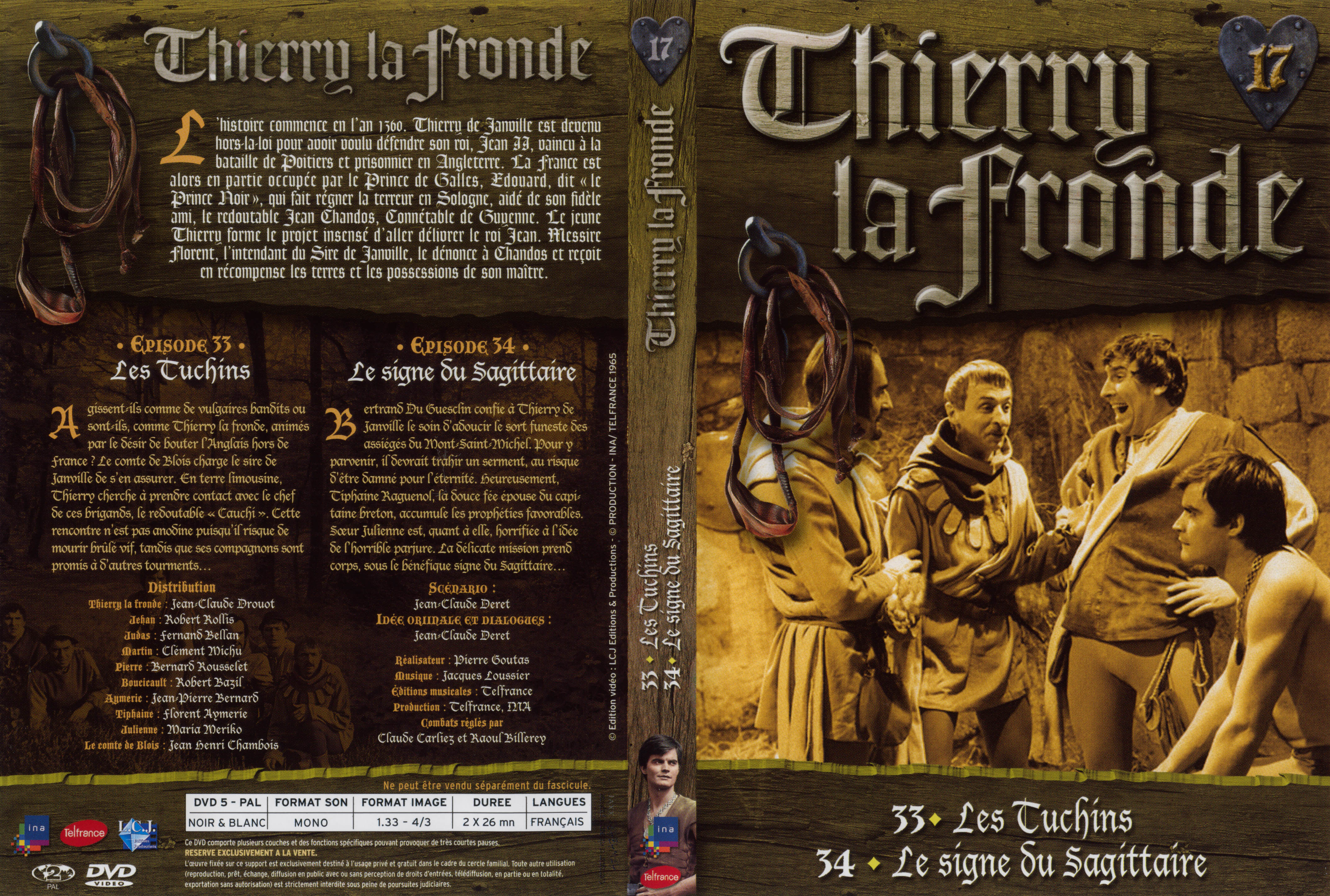 Jaquette DVD Thierry la Fronde vol 17