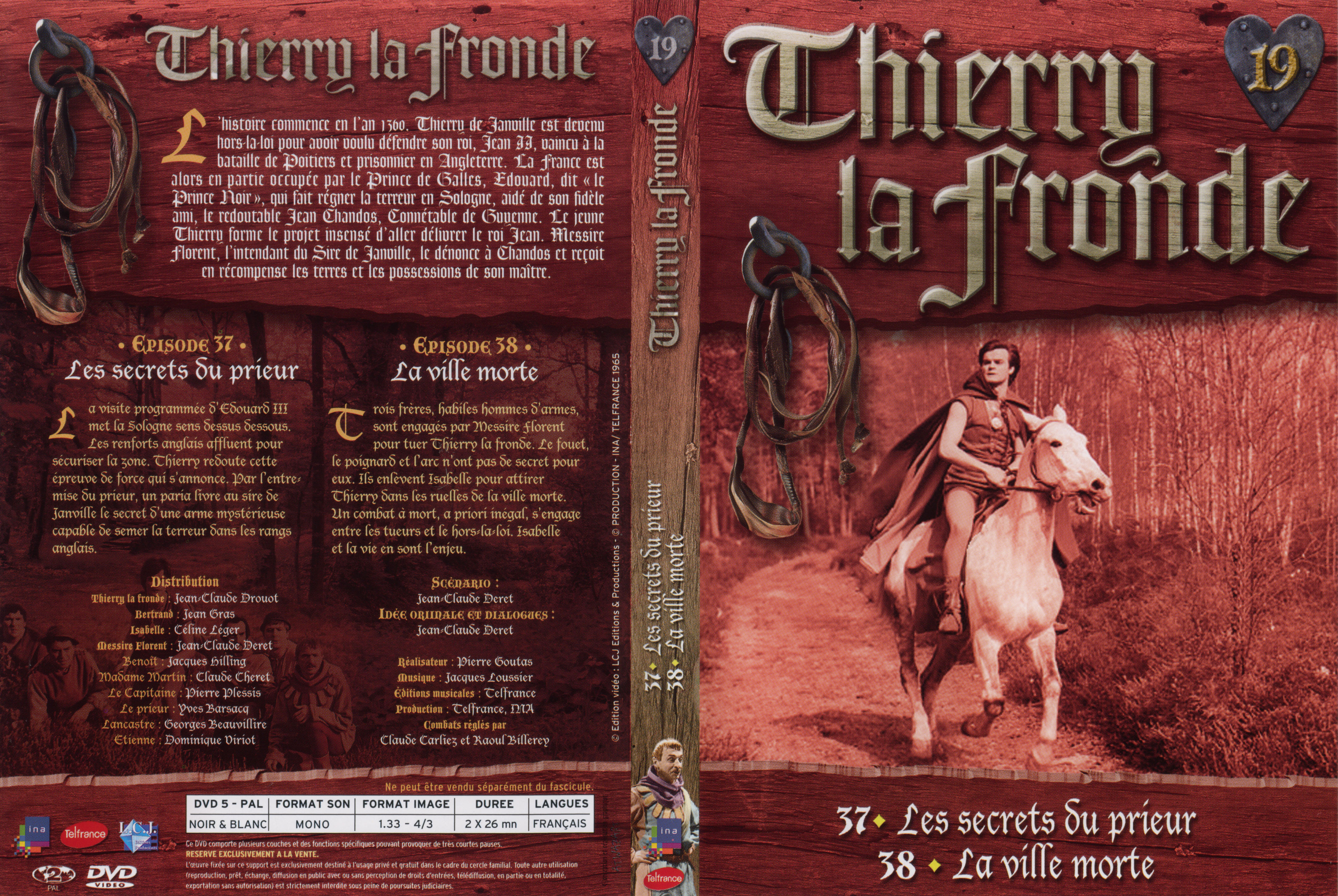 Jaquette DVD Thierry la Fronde vol 19