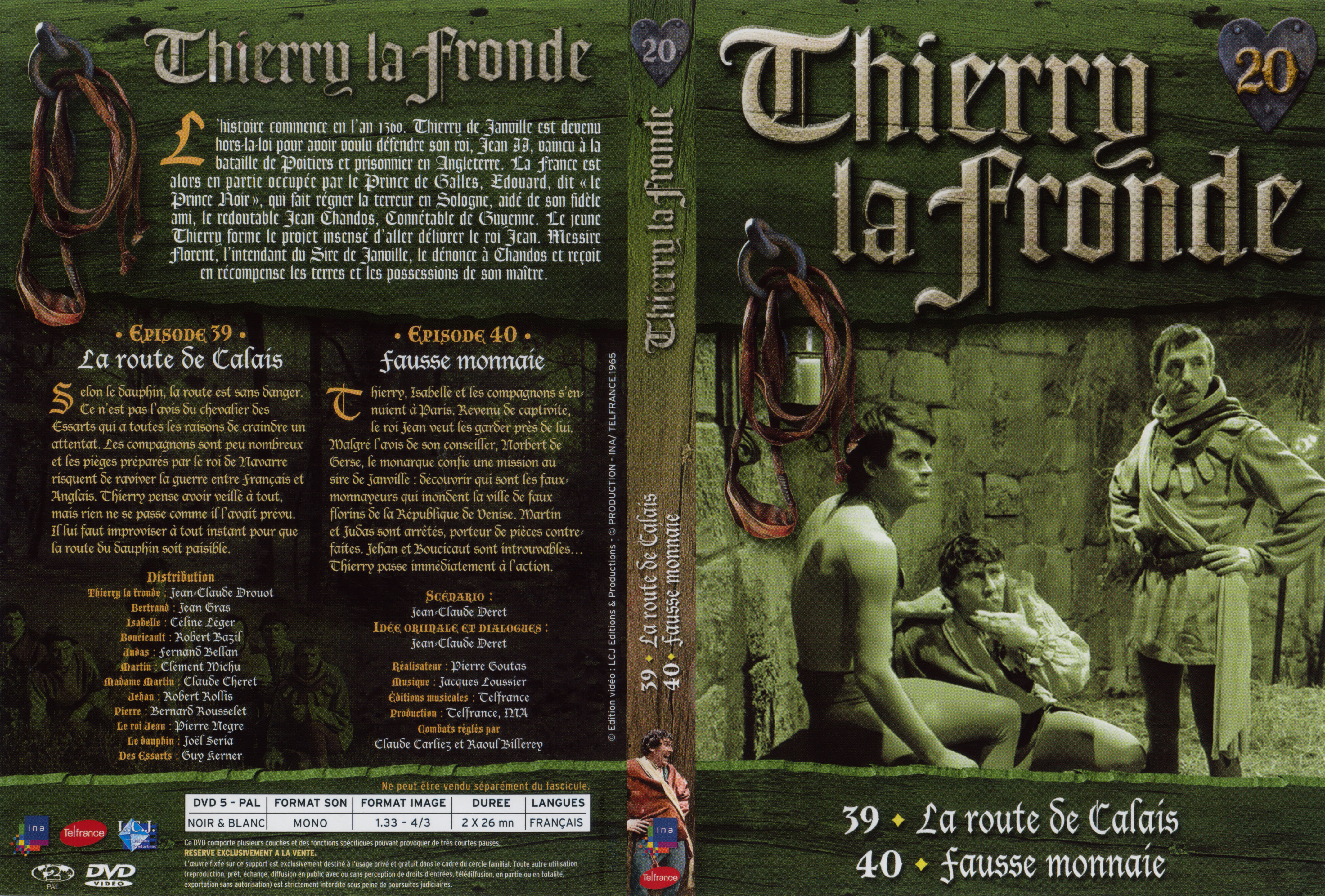 Jaquette DVD Thierry la Fronde vol 20