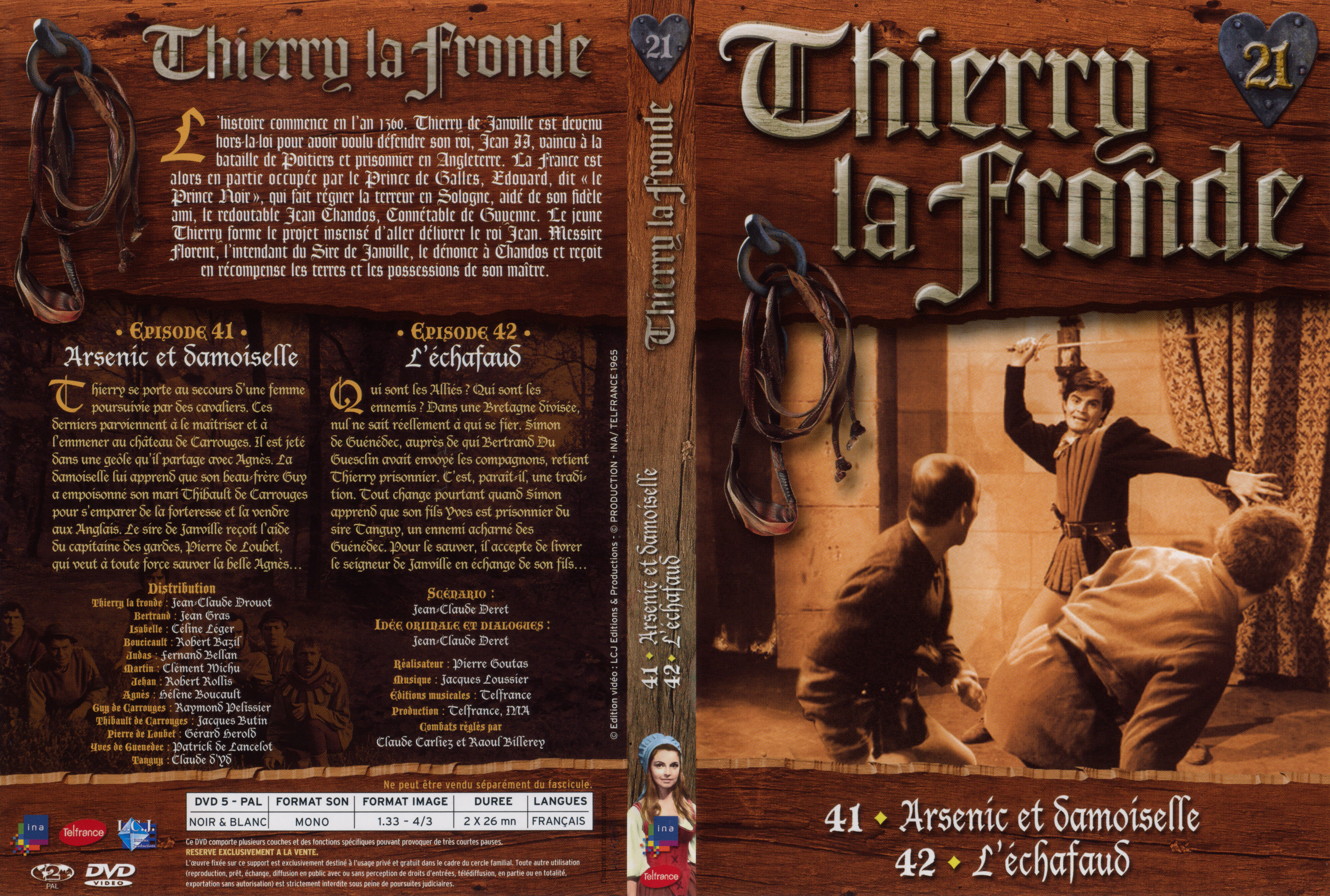 Jaquette DVD Thierry la Fronde vol 21