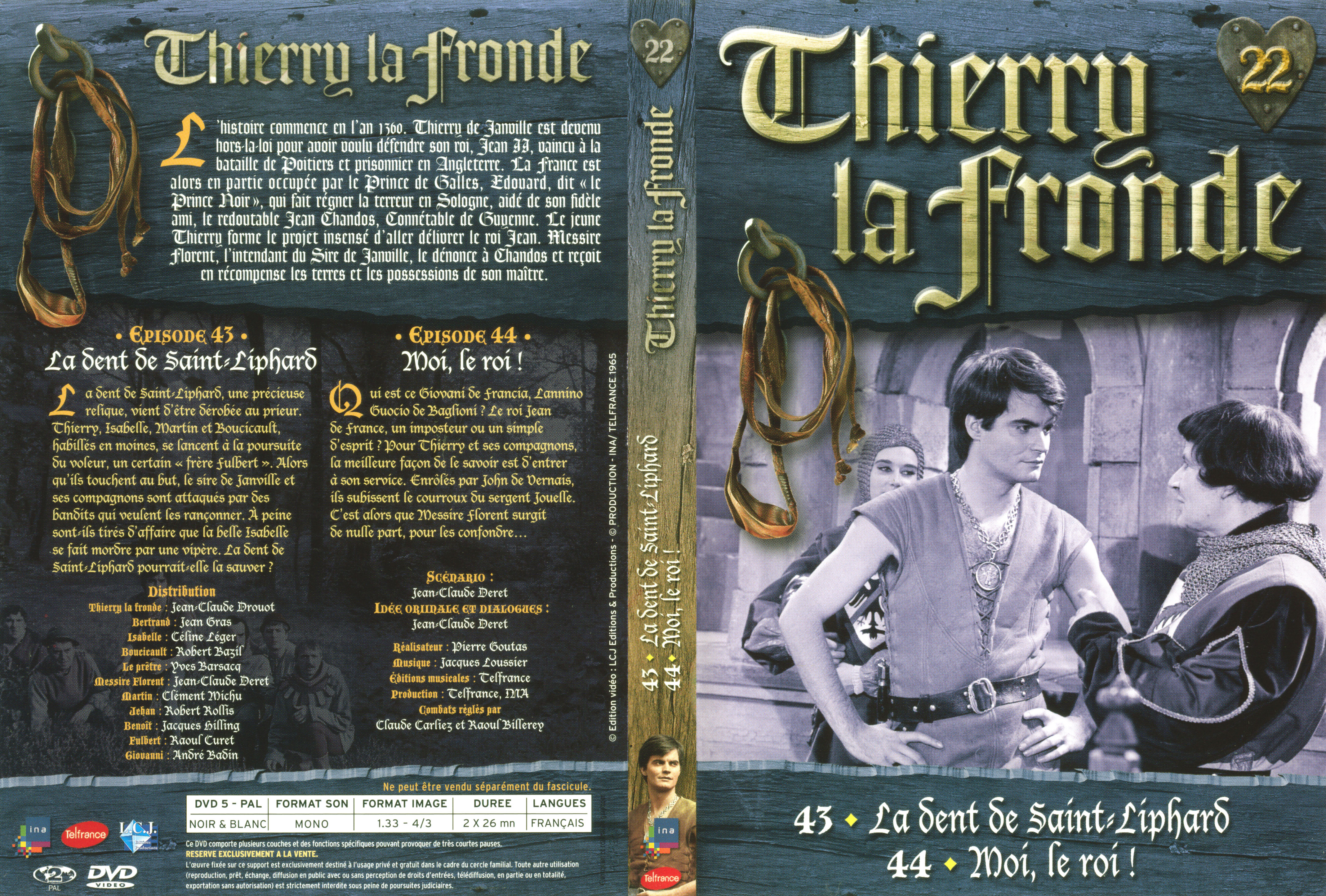 Jaquette DVD Thierry la Fronde vol 22