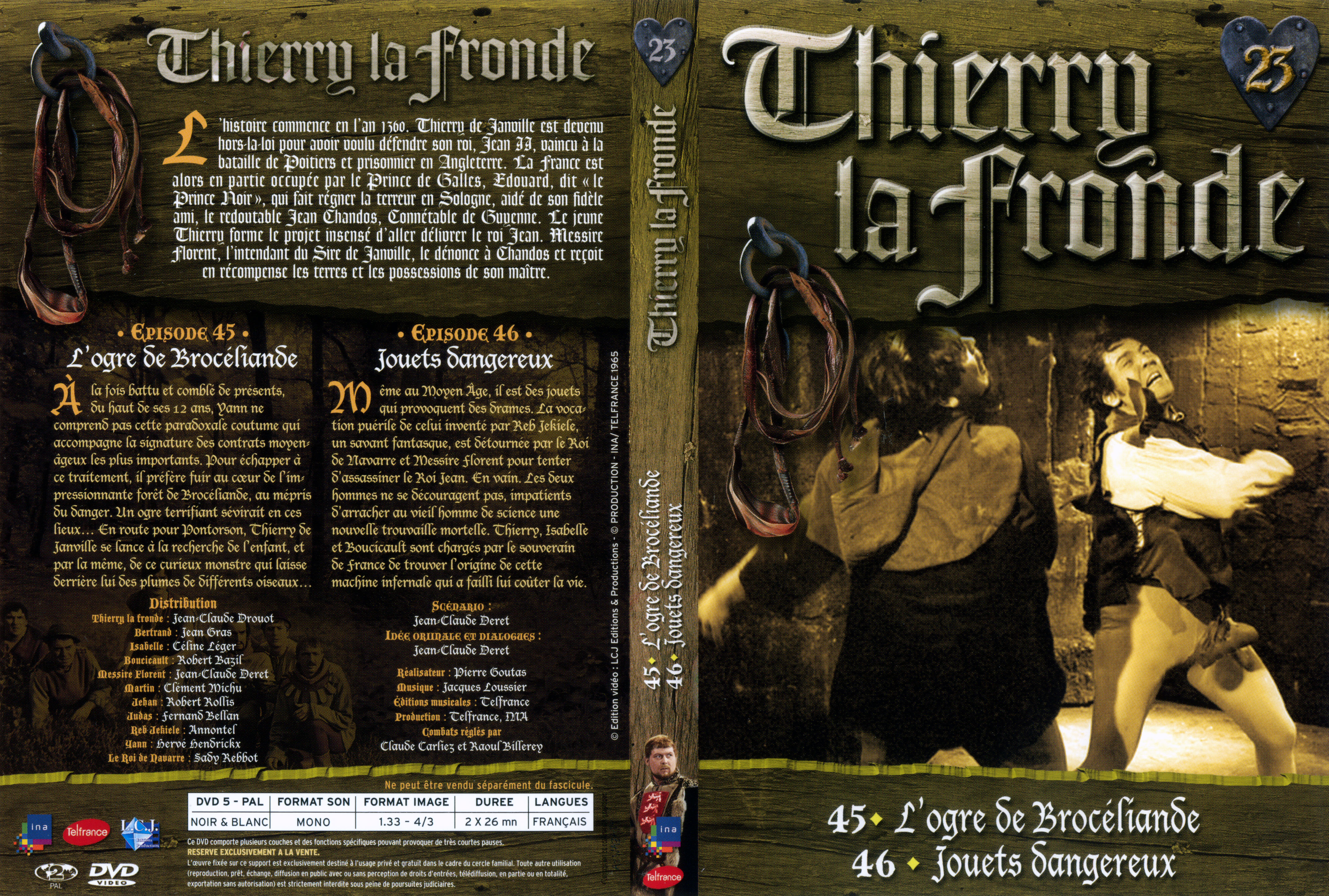 Jaquette DVD Thierry la Fronde vol 23