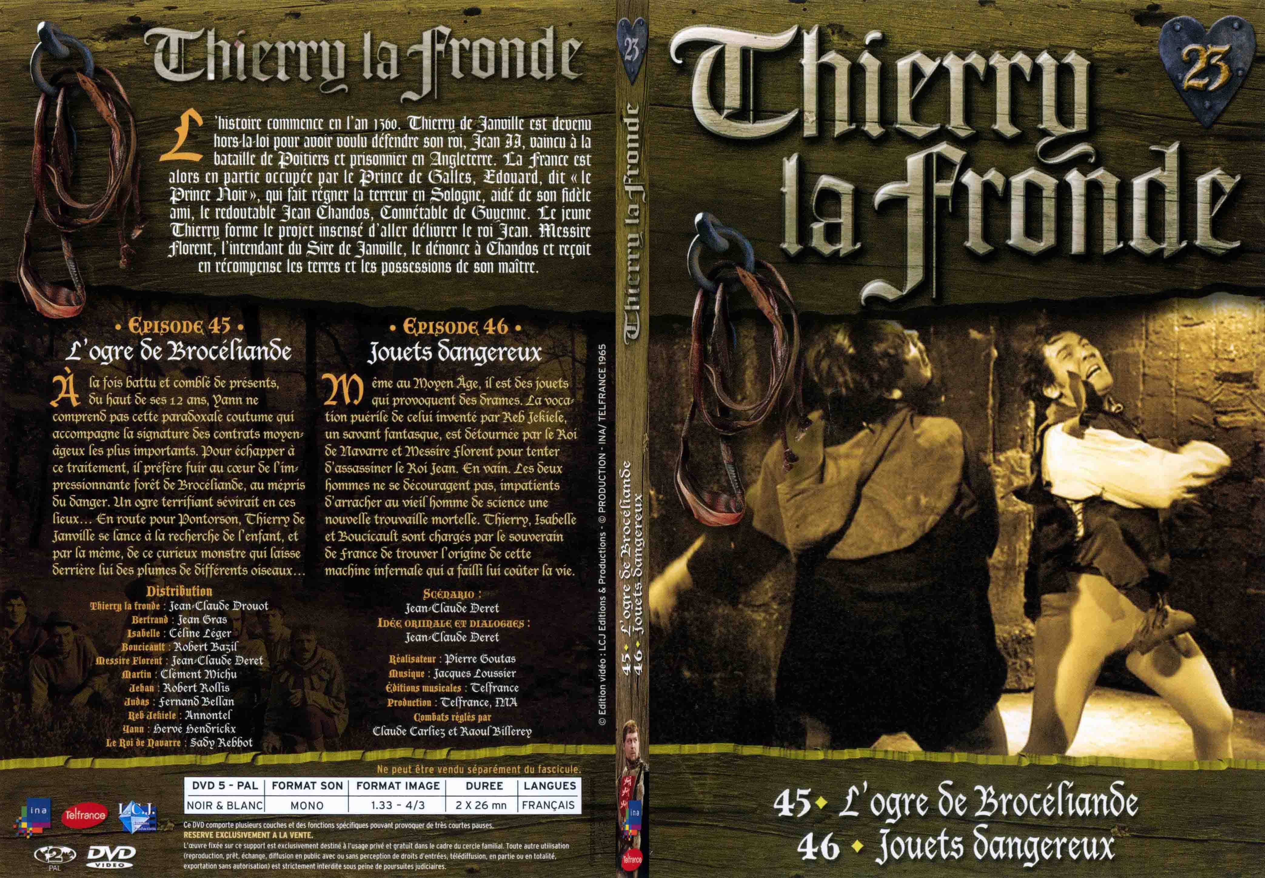 Jaquette DVD Thierry la Fronde vol 23 - SLIM