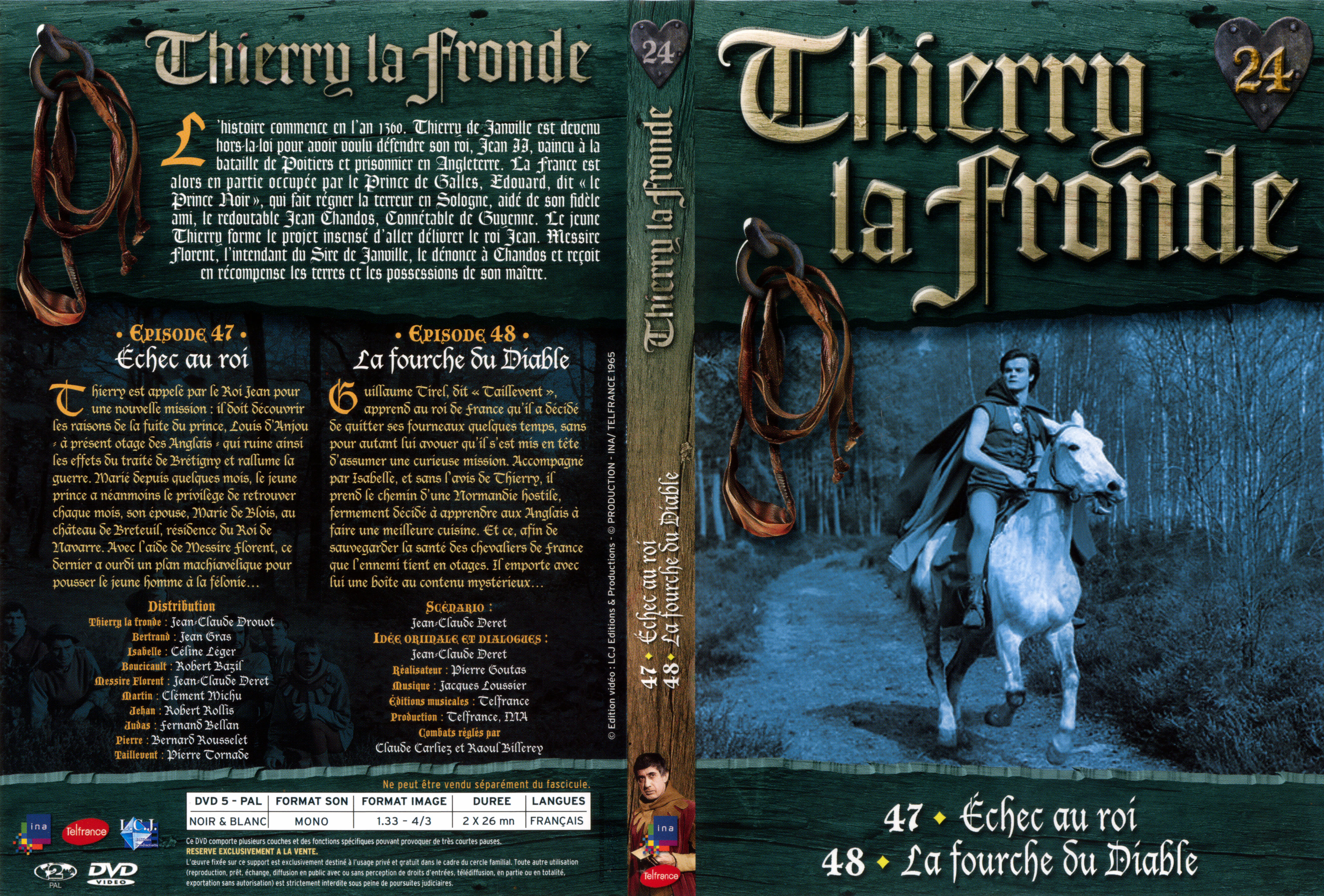 Jaquette DVD Thierry la Fronde vol 24