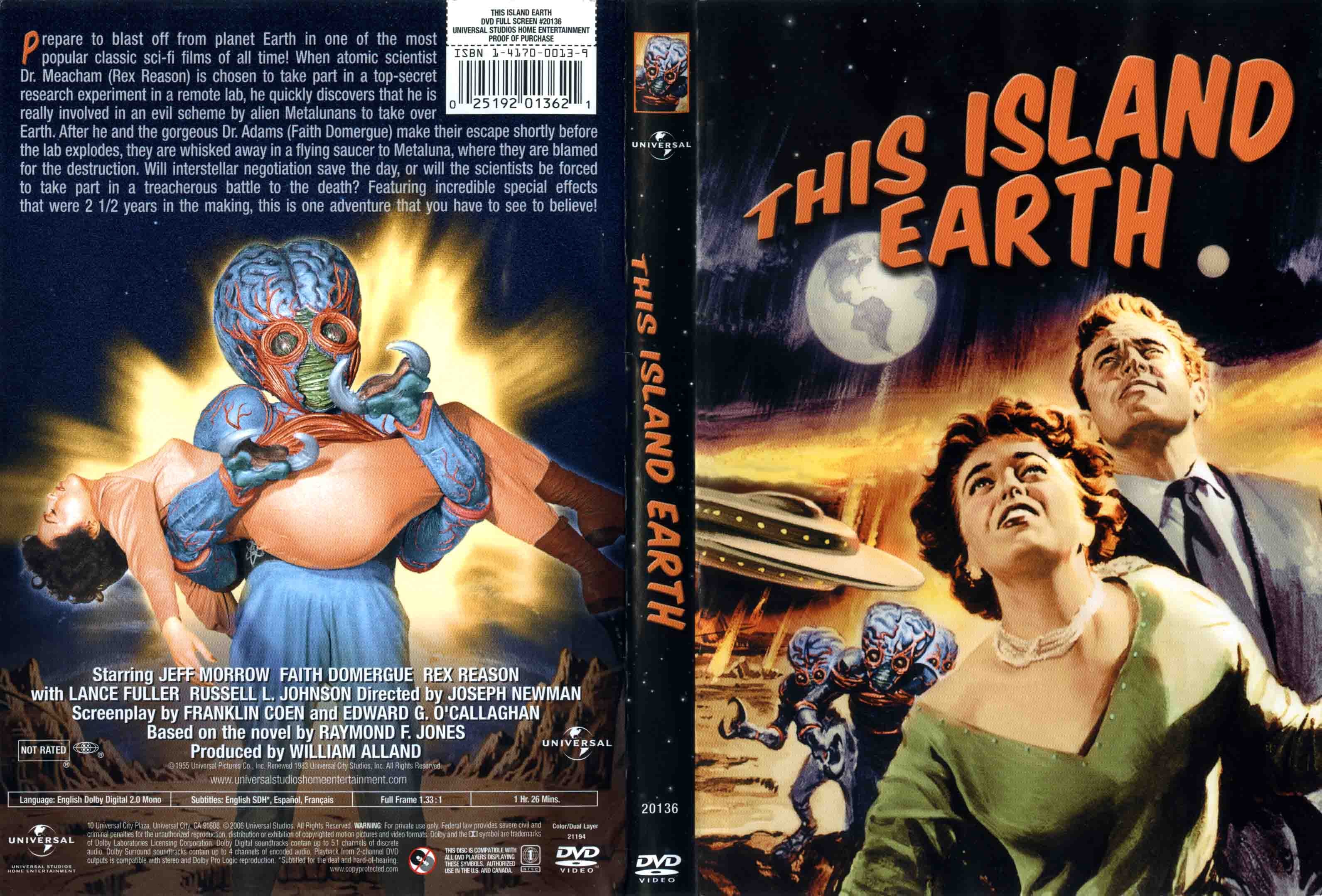 Jaquette DVD This Island Earth