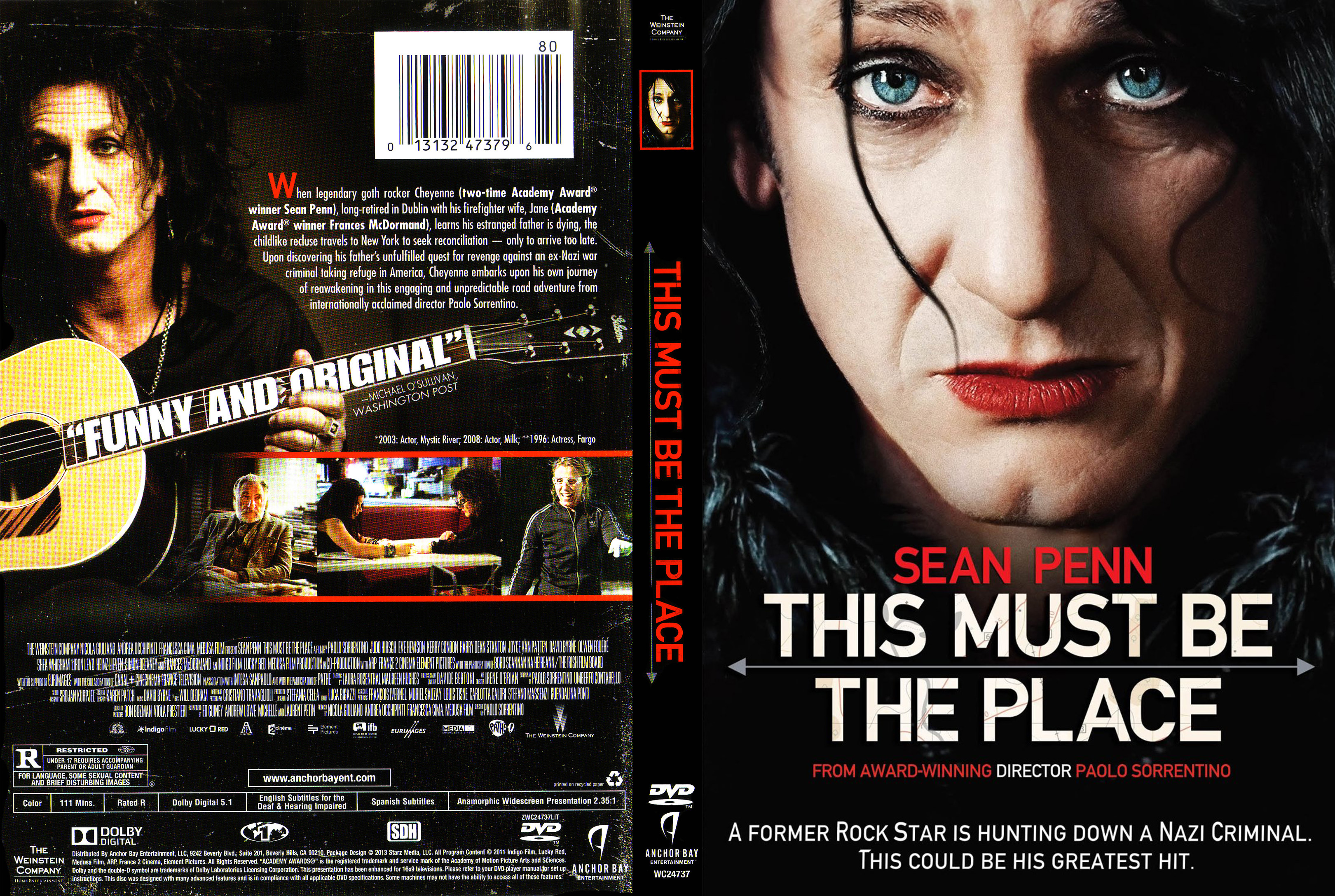 Jaquette DVD This Must Be The Place Zone 1