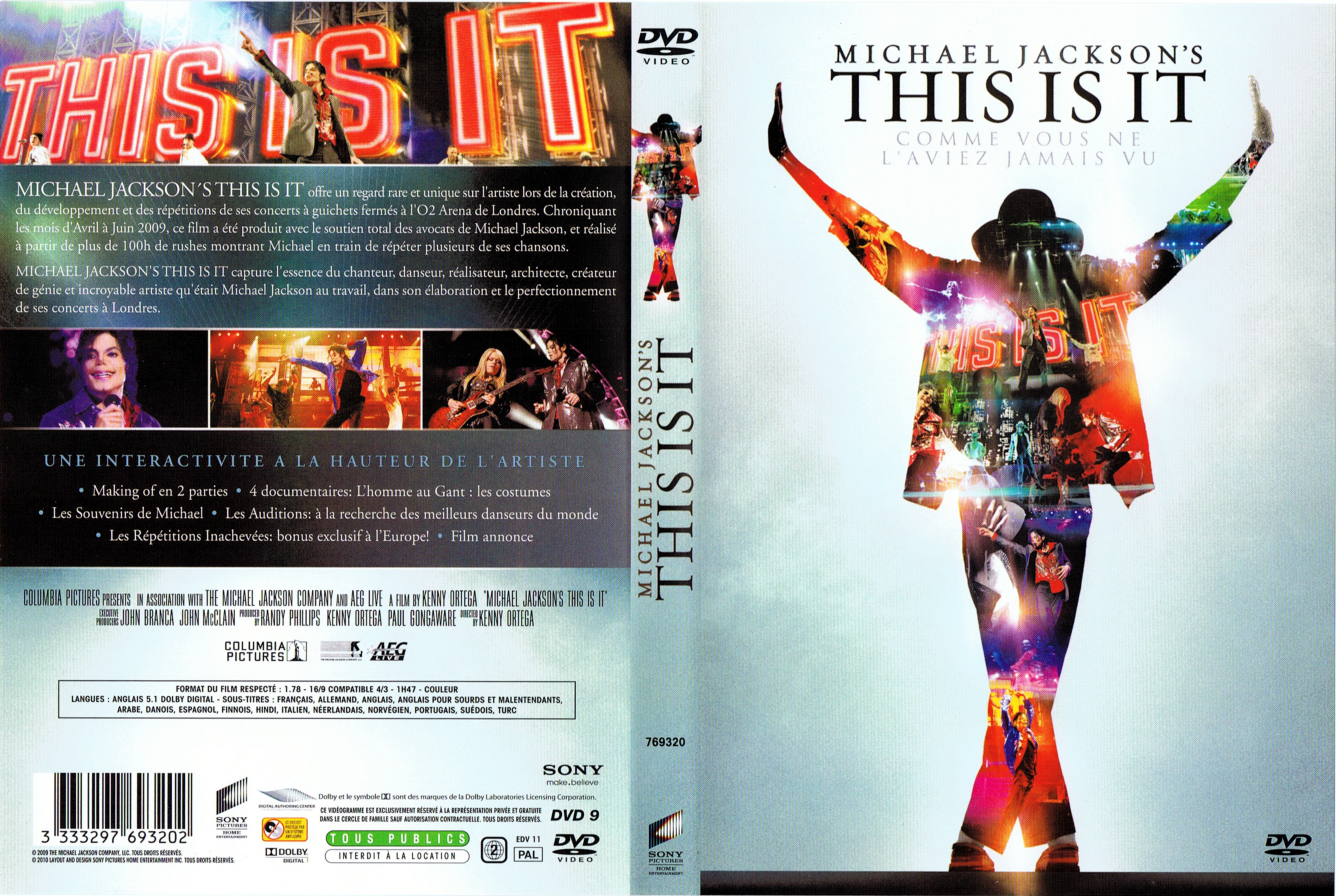 Jaquette DVD This is it