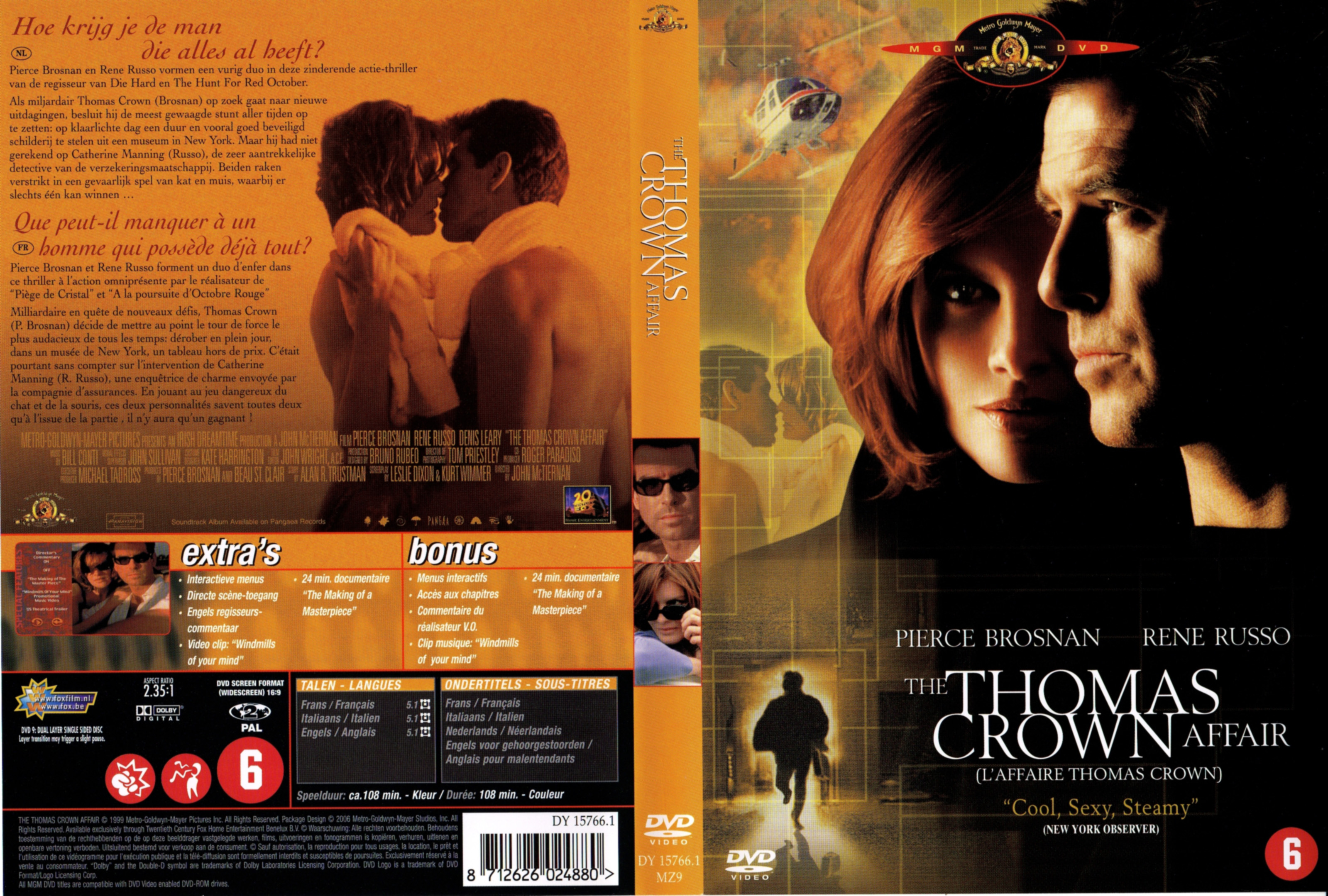 Jaquette DVD Thomas Crown v3