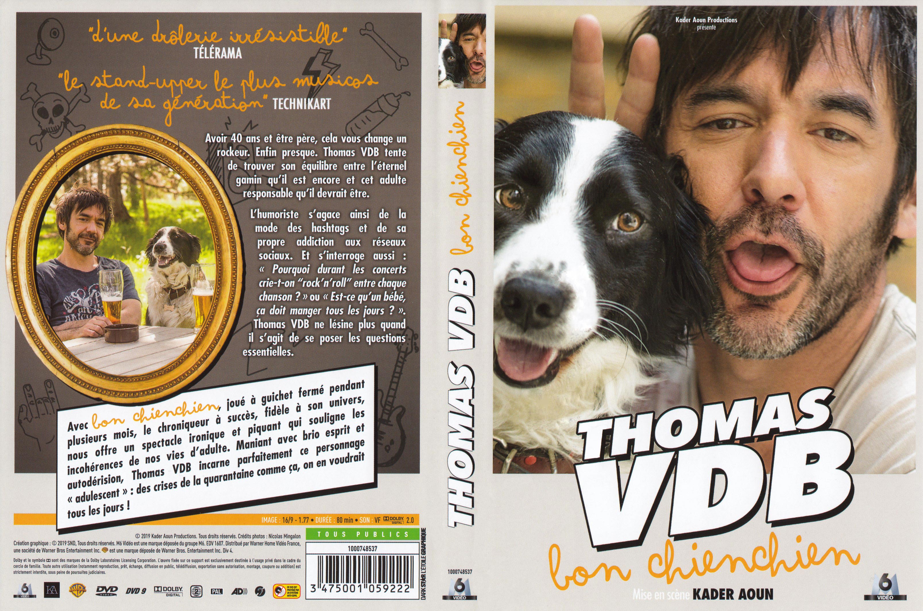 Jaquette DVD Thomas VDB - Bon chienchein