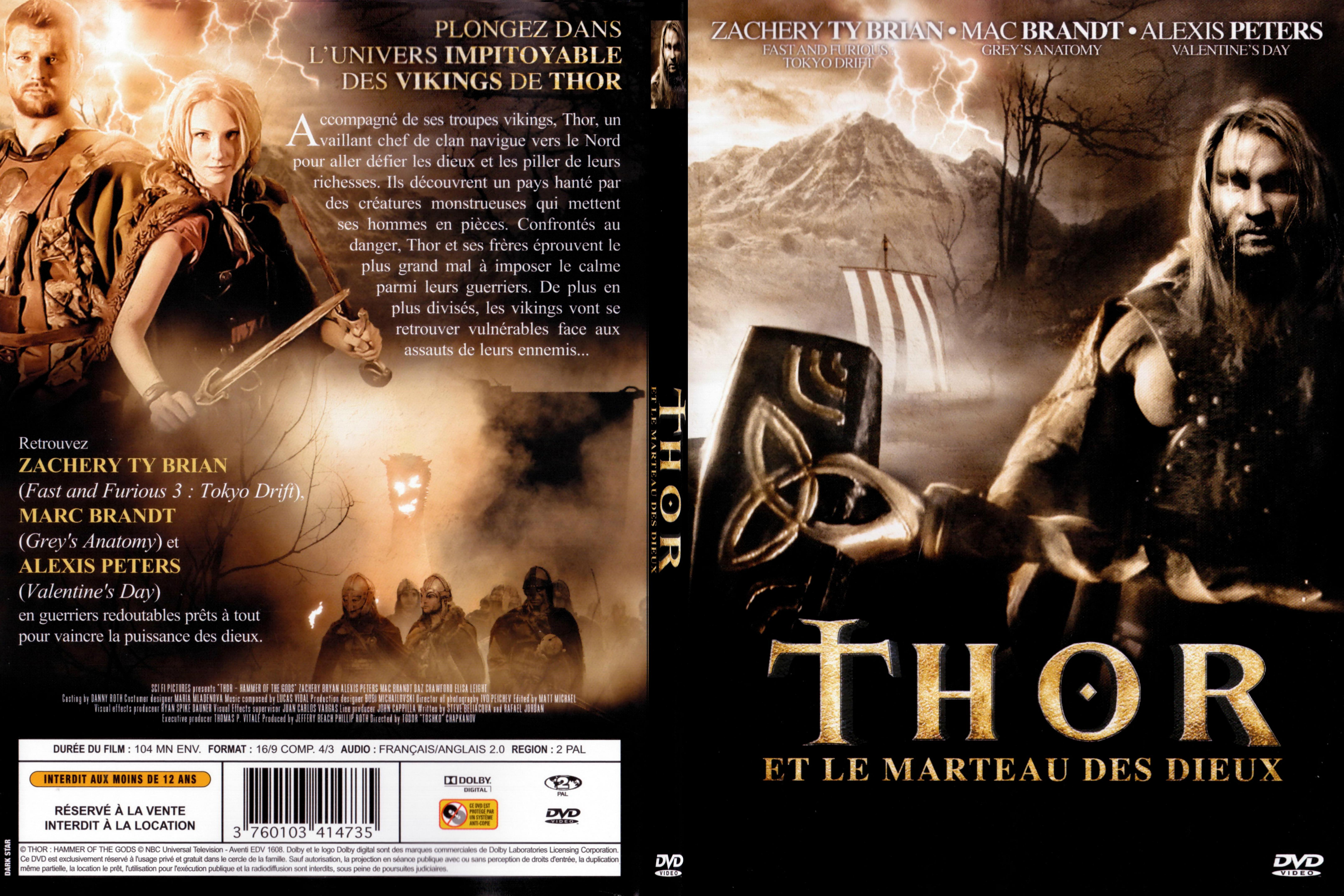 Jaquette DVD Thor et le marteau des dieux - SLIM