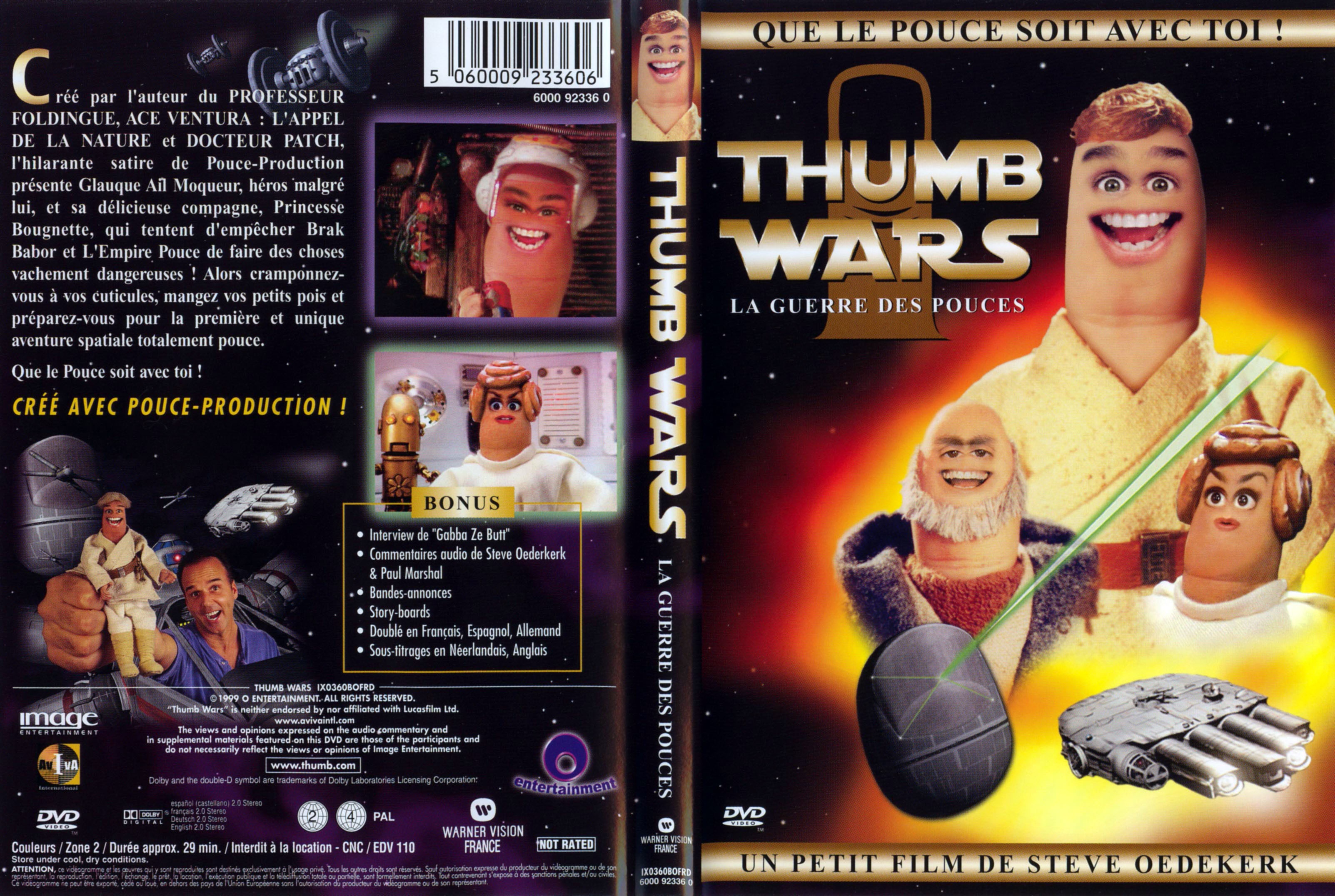 Jaquette DVD Thumb wars la guerre des pouces