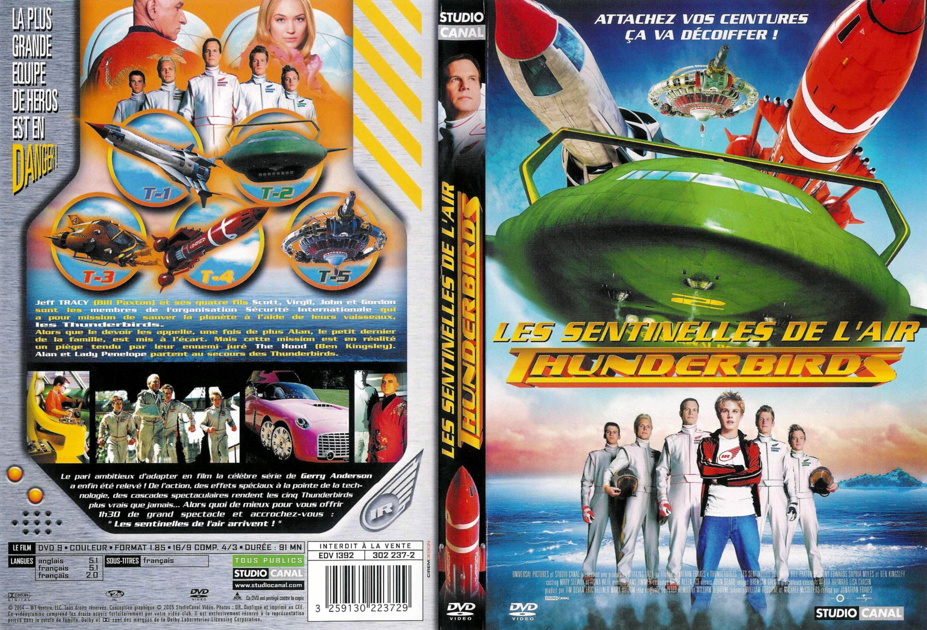 Jaquette DVD Thunderbirds