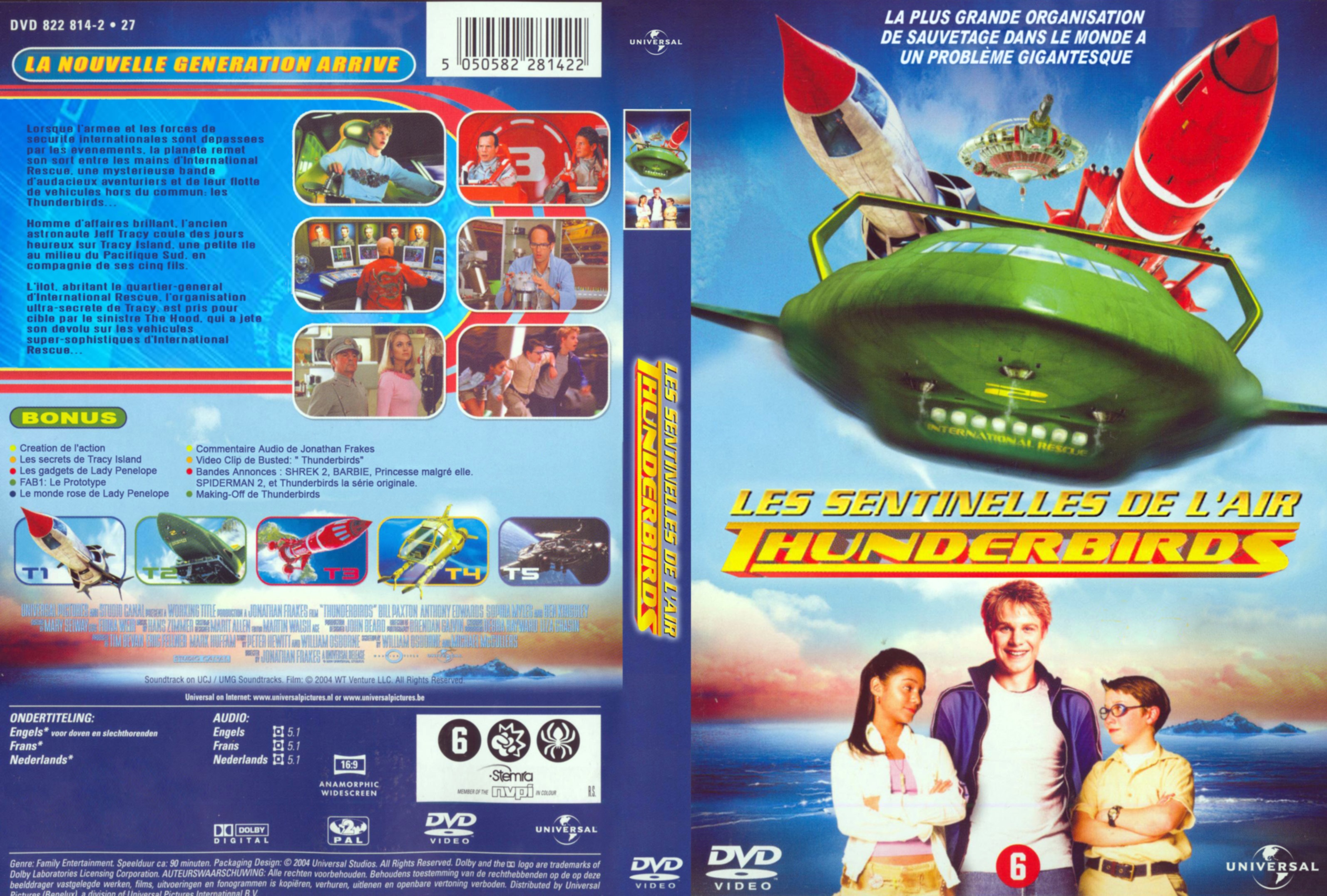 Jaquette DVD Thunderbirds v2