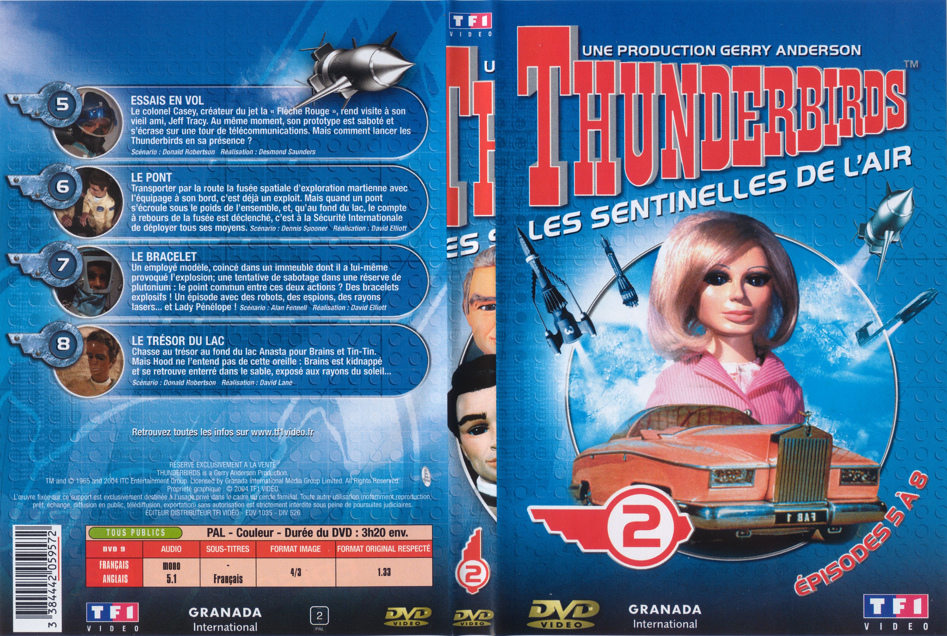 Jaquette DVD Thunderbirds vol 2