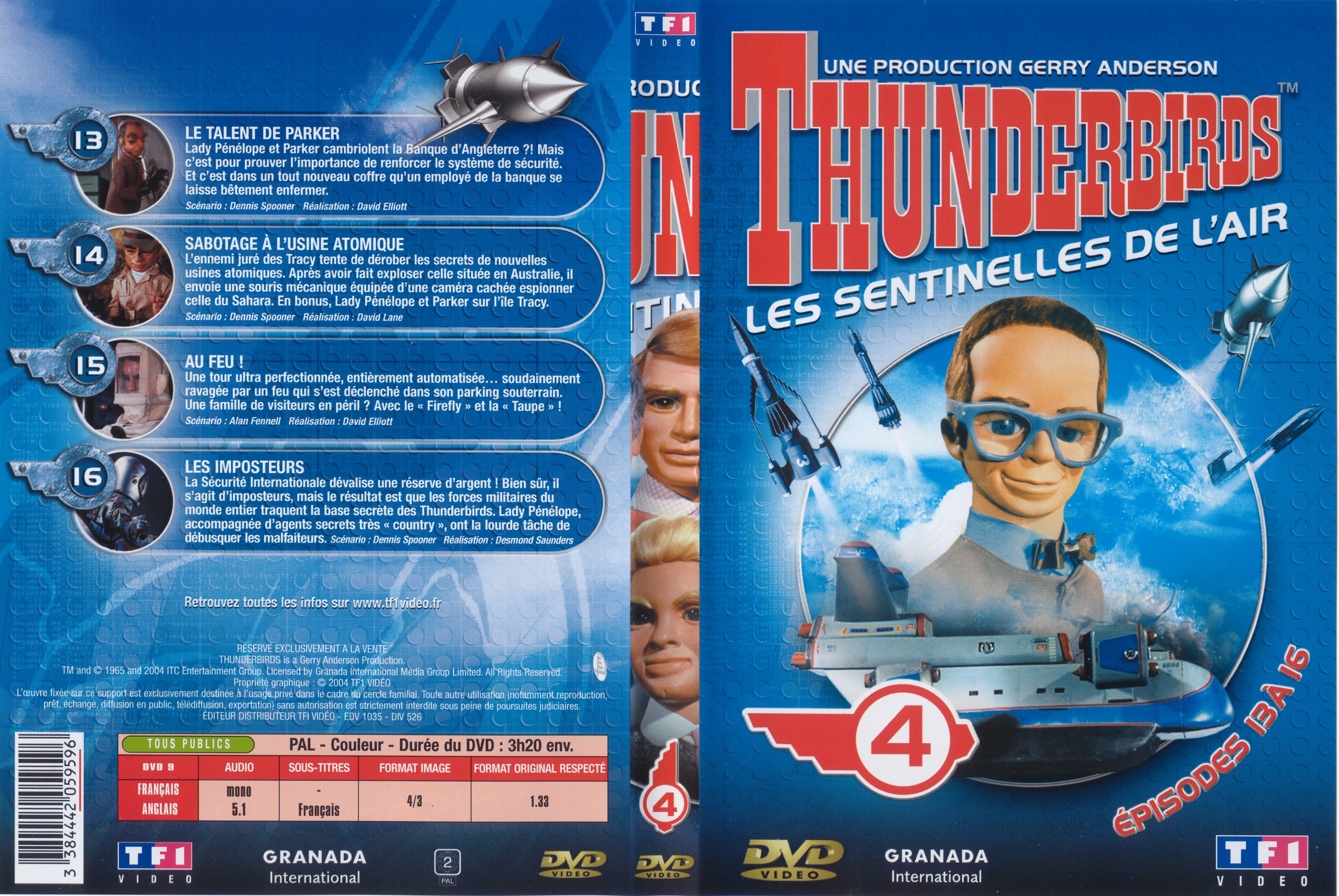 Jaquette DVD Thunderbirds vol 4
