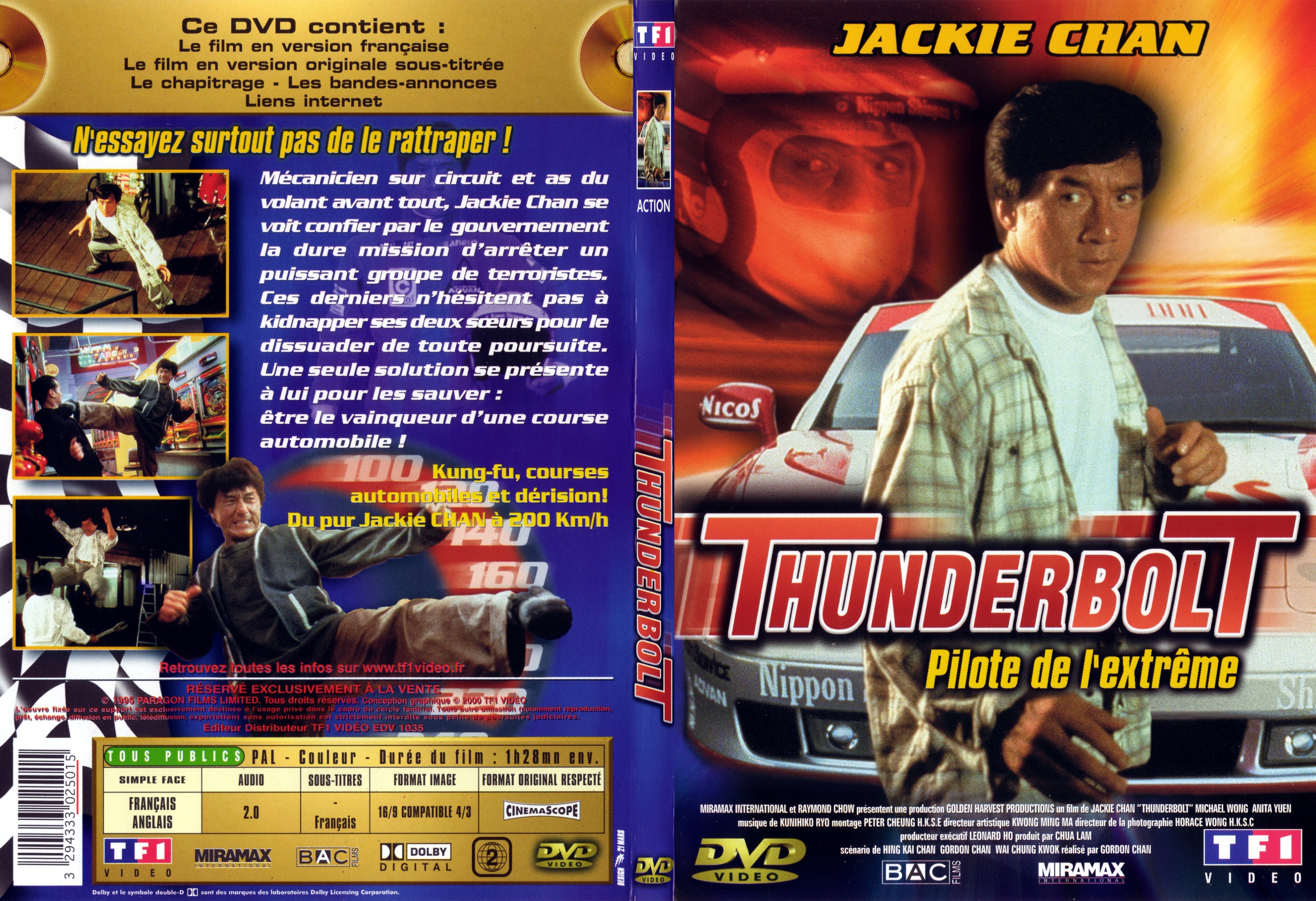 Jaquette DVD Thunderbolt - SLIM