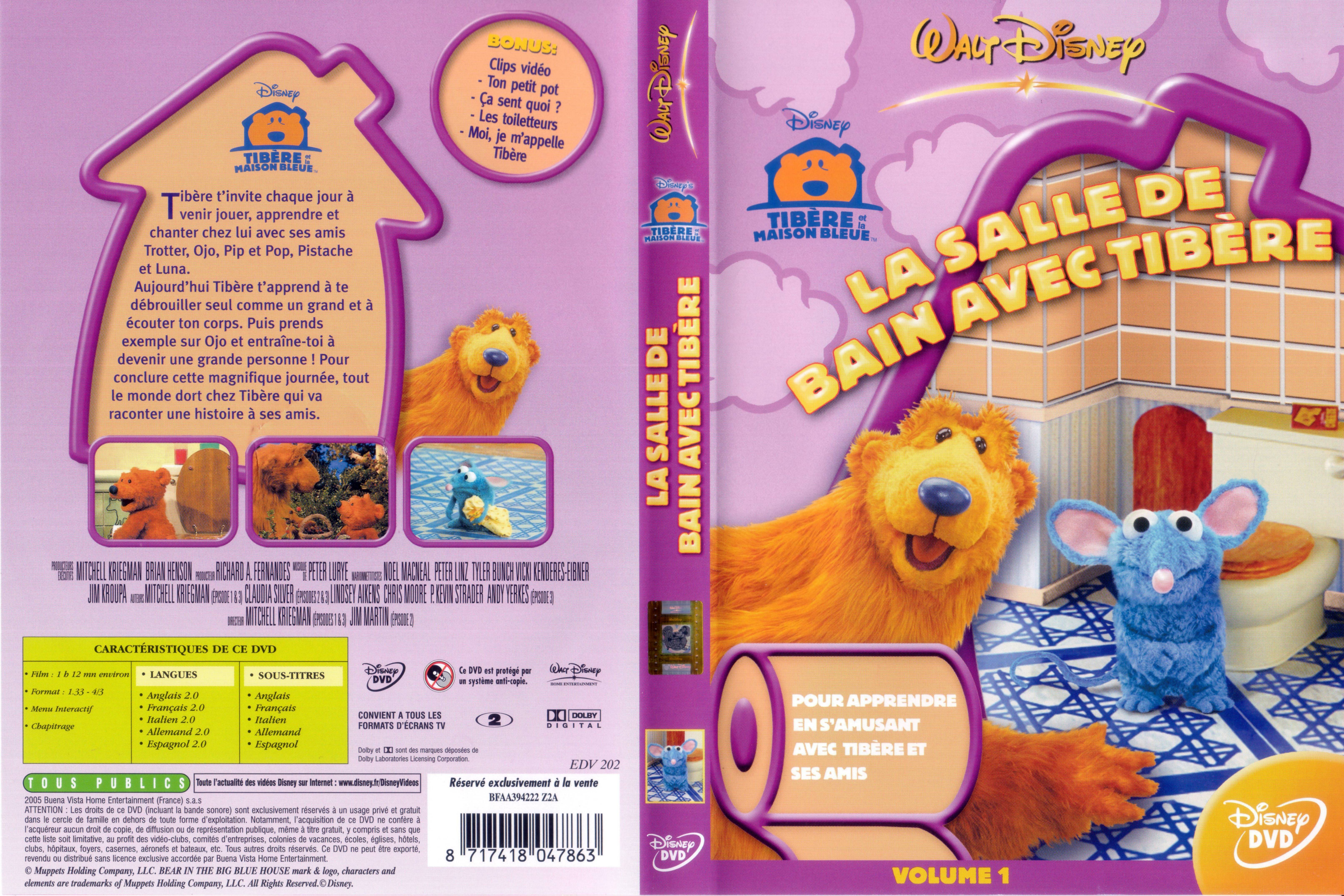 Jaquette DVD Tibere - La salle de bain avec tibere
