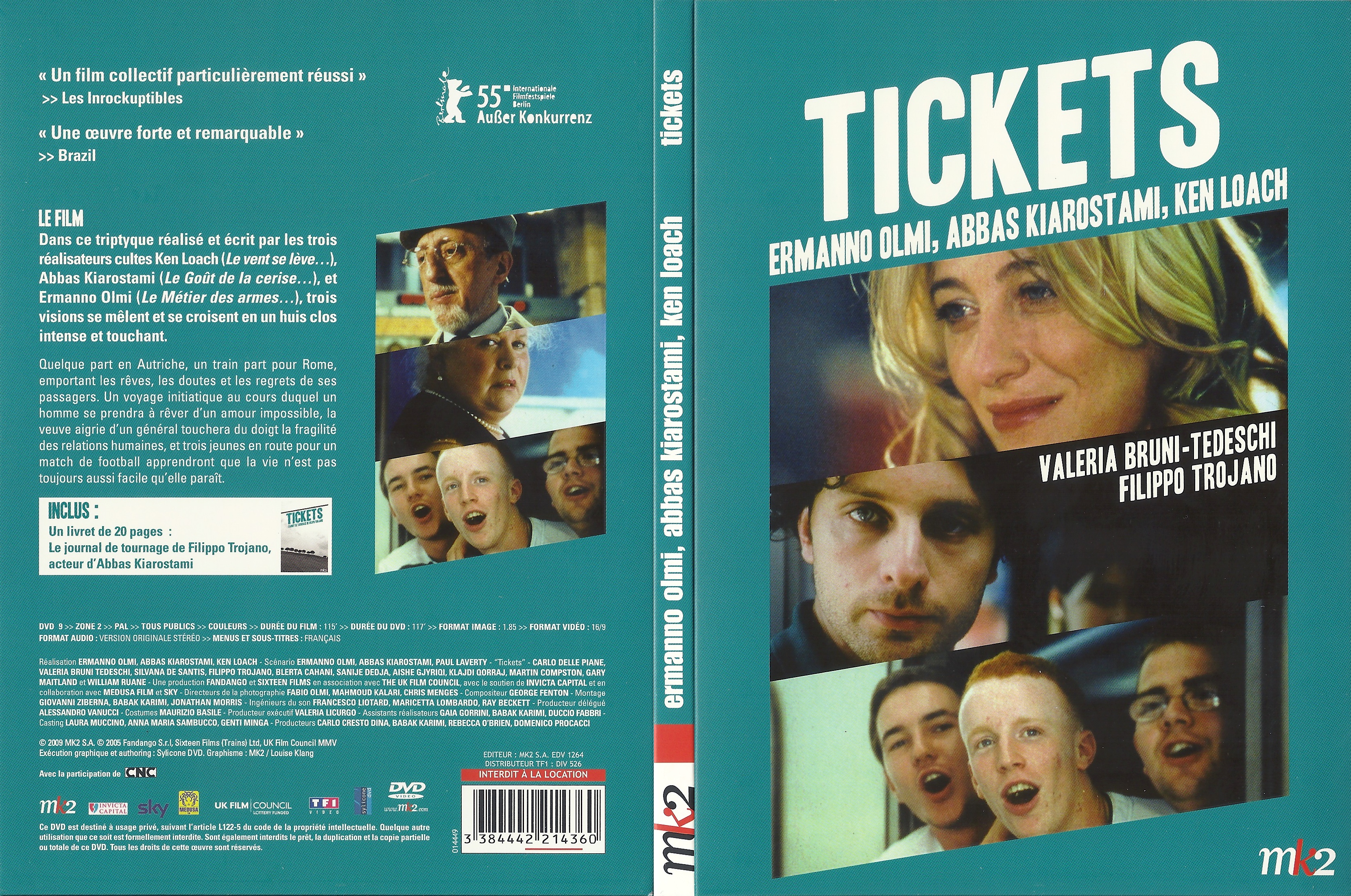 Jaquette DVD Tickets