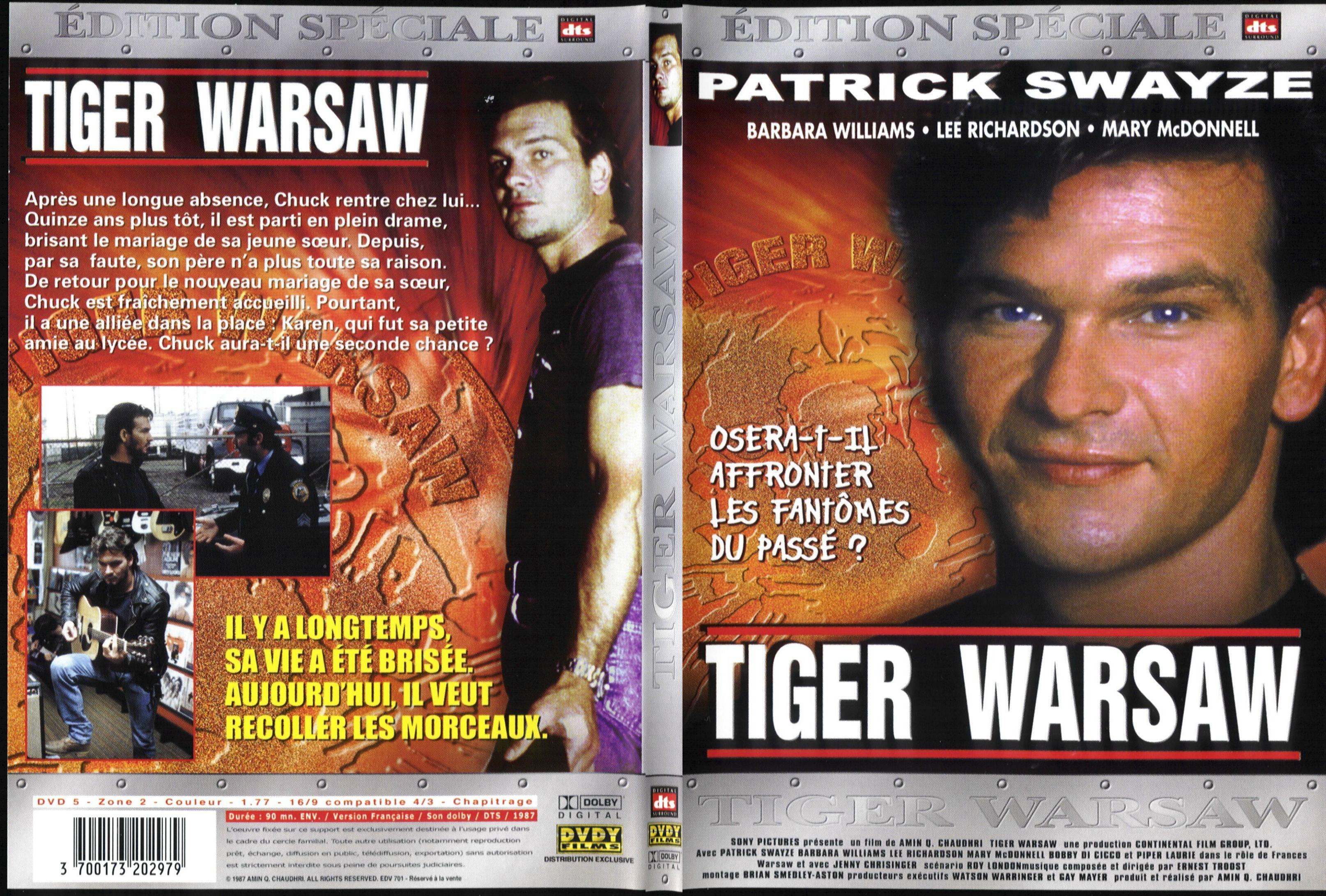 Jaquette DVD Tiger Warsaw - SLIM