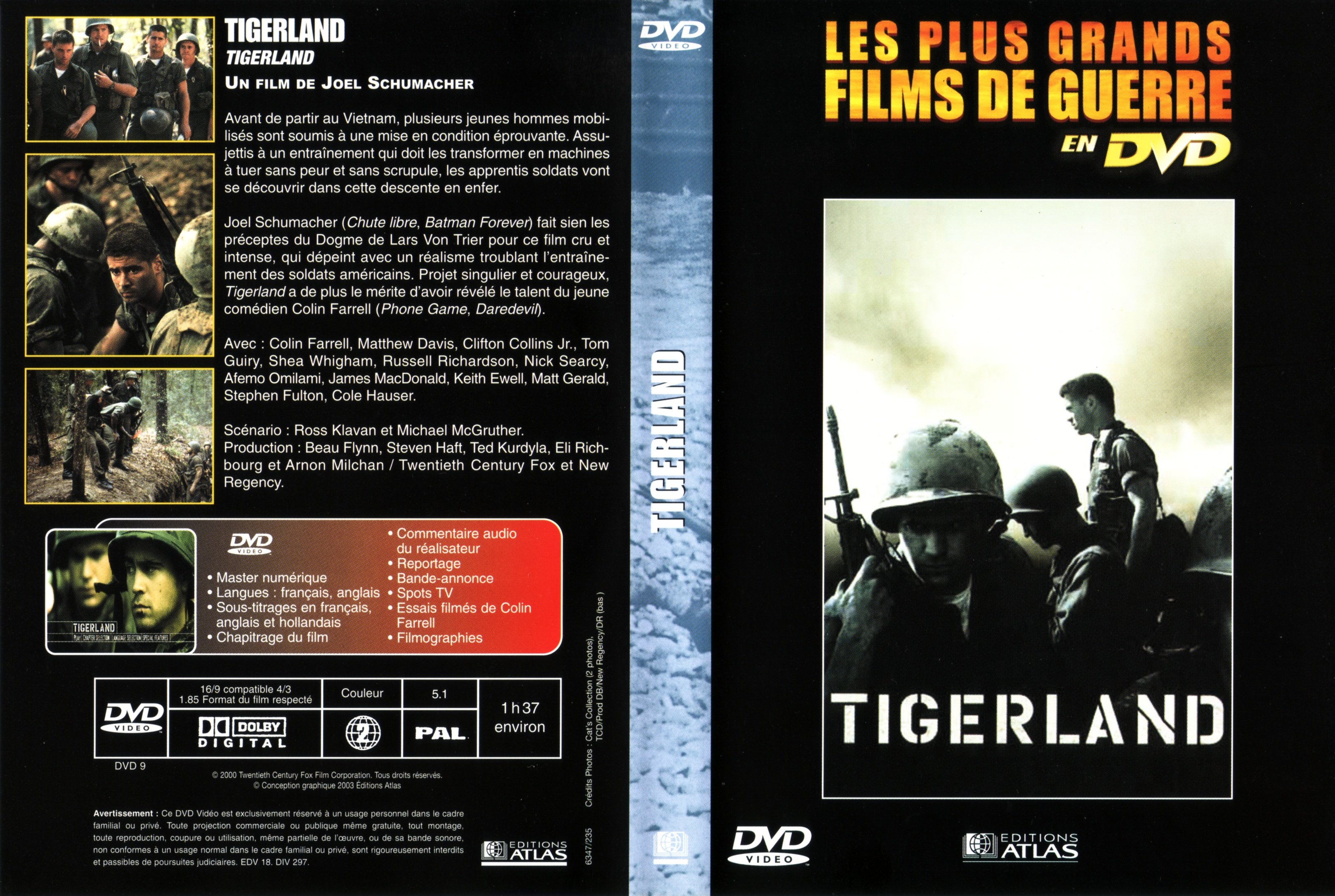Jaquette DVD Tigerland