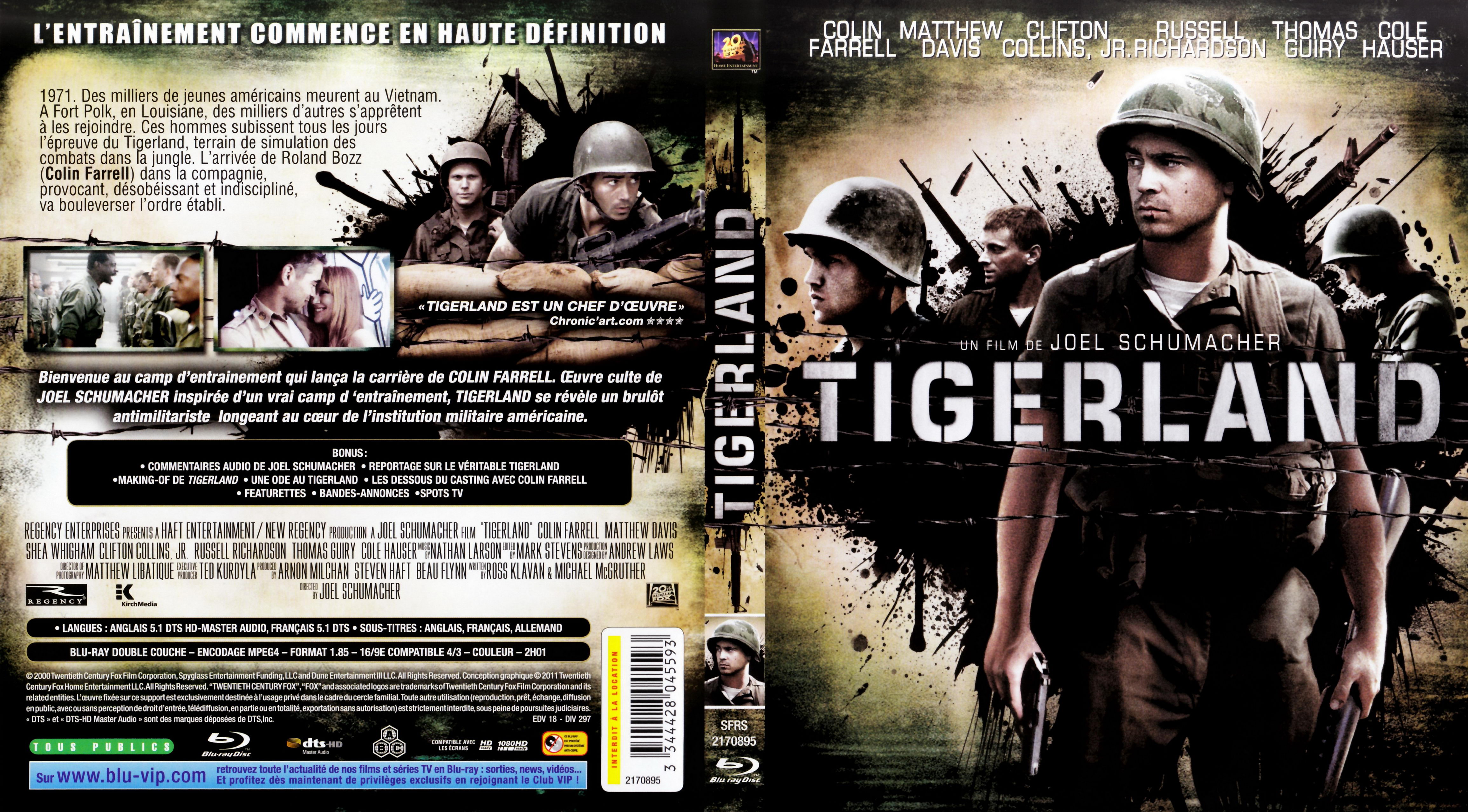 Jaquette DVD Tigerland (BLU-RAY)